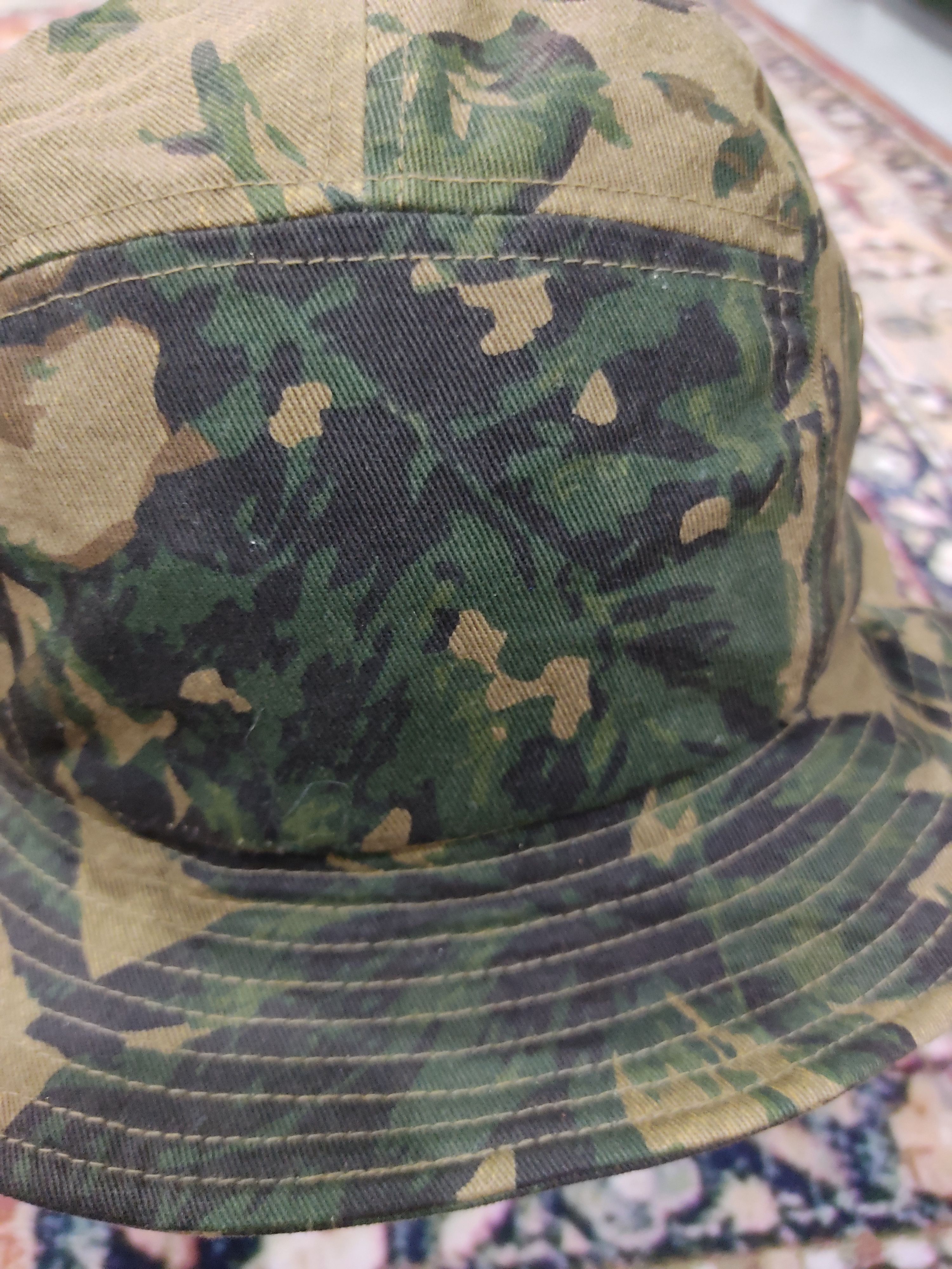 Vintage Back Number Camo Bucket Hat Size ONE SIZE - 6 Thumbnail