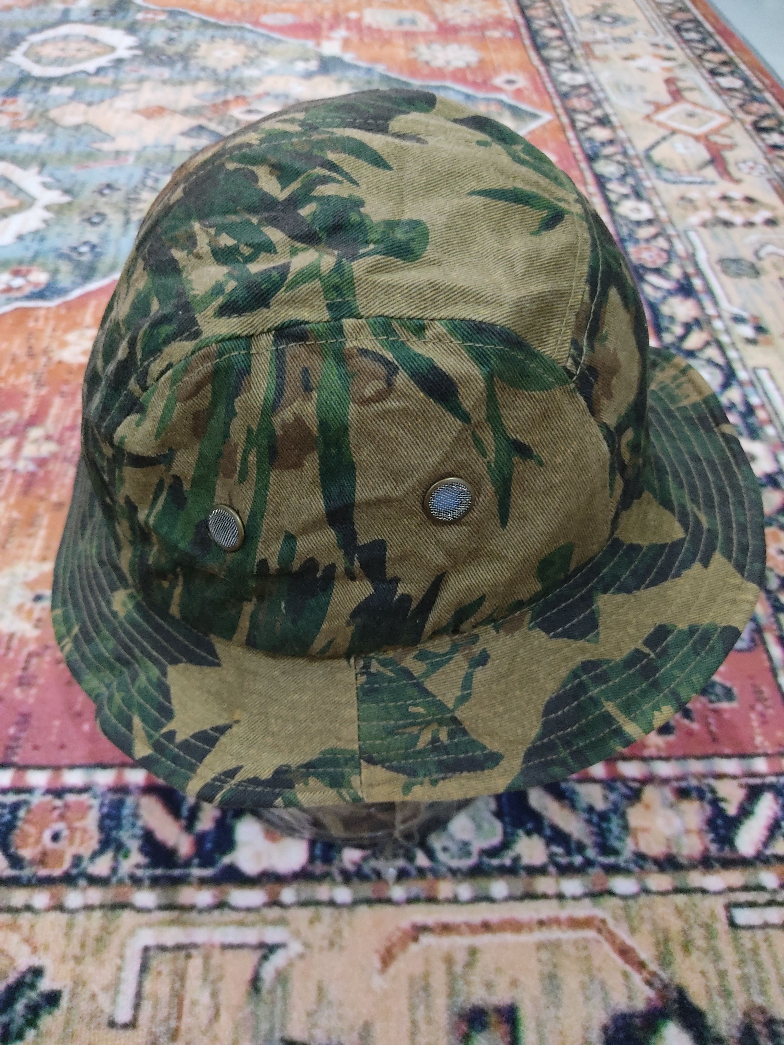 Vintage Back Number Camo Bucket Hat Size ONE SIZE - 5 Thumbnail