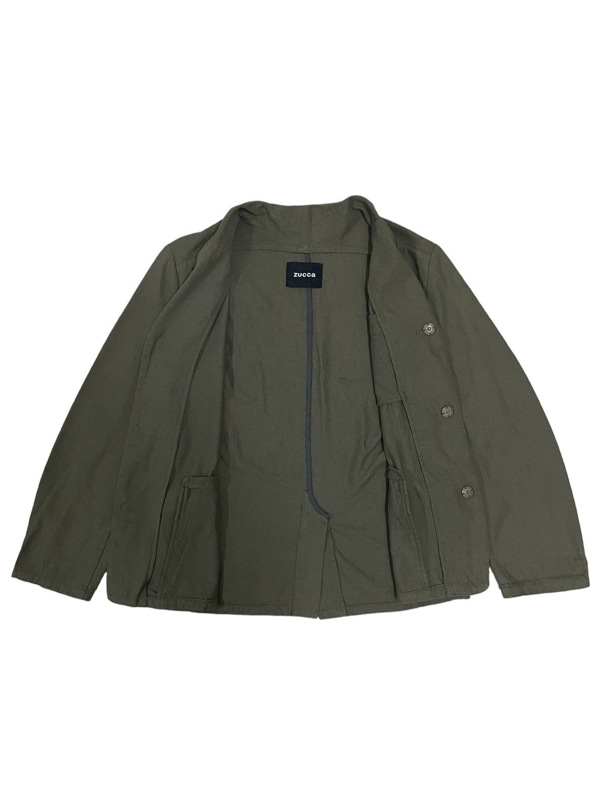 CABANE de ZUCCa Vintage Zucca By Issey Miyake Style Light Jacket Size S / US 4 / IT 40 - 3 Thumbnail