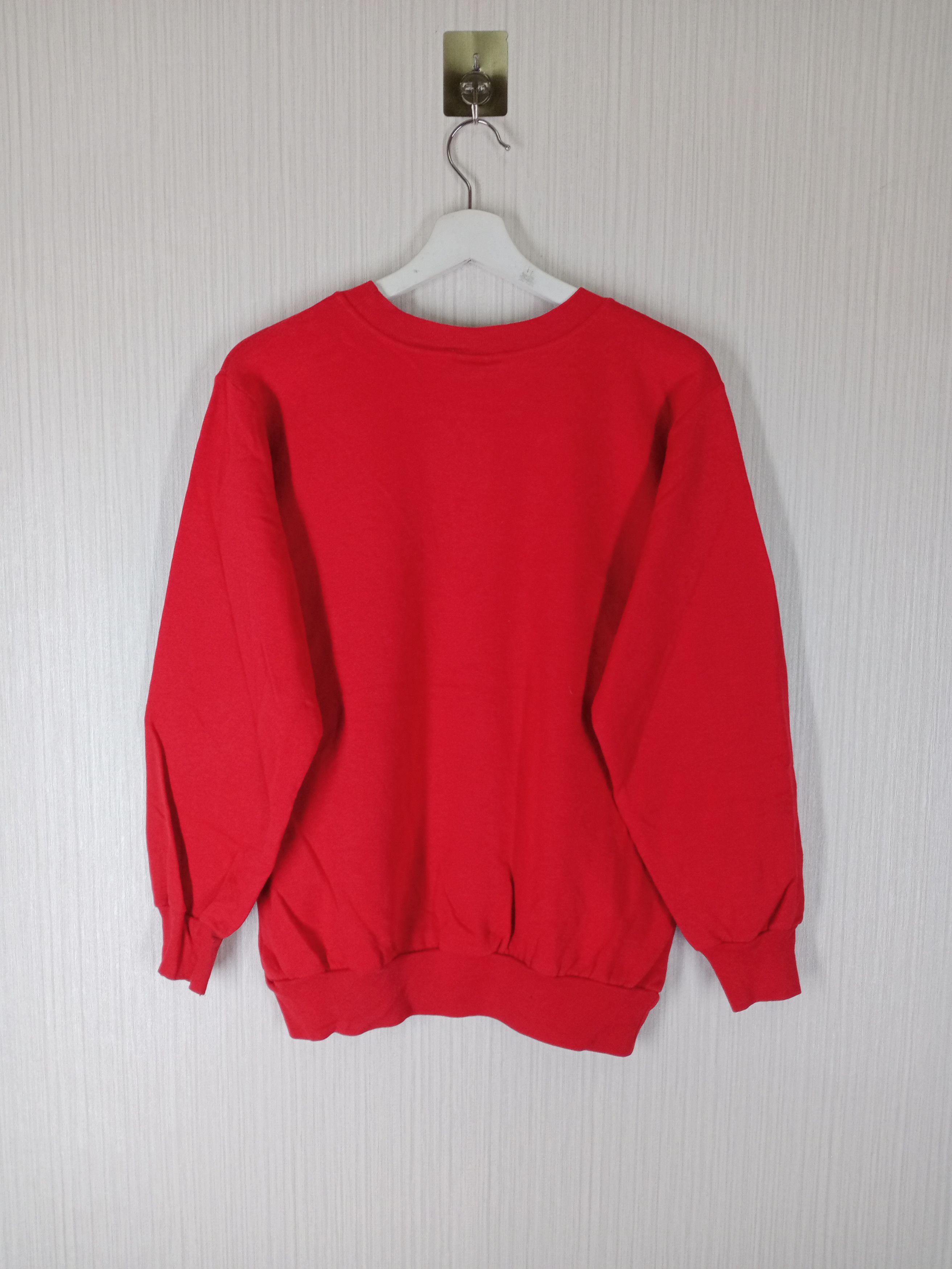 NBA Vintage 90s Chicago Bulls Red Sweatshirt Big Logo Size US M / EU 48-50 / 2 - 7 Thumbnail