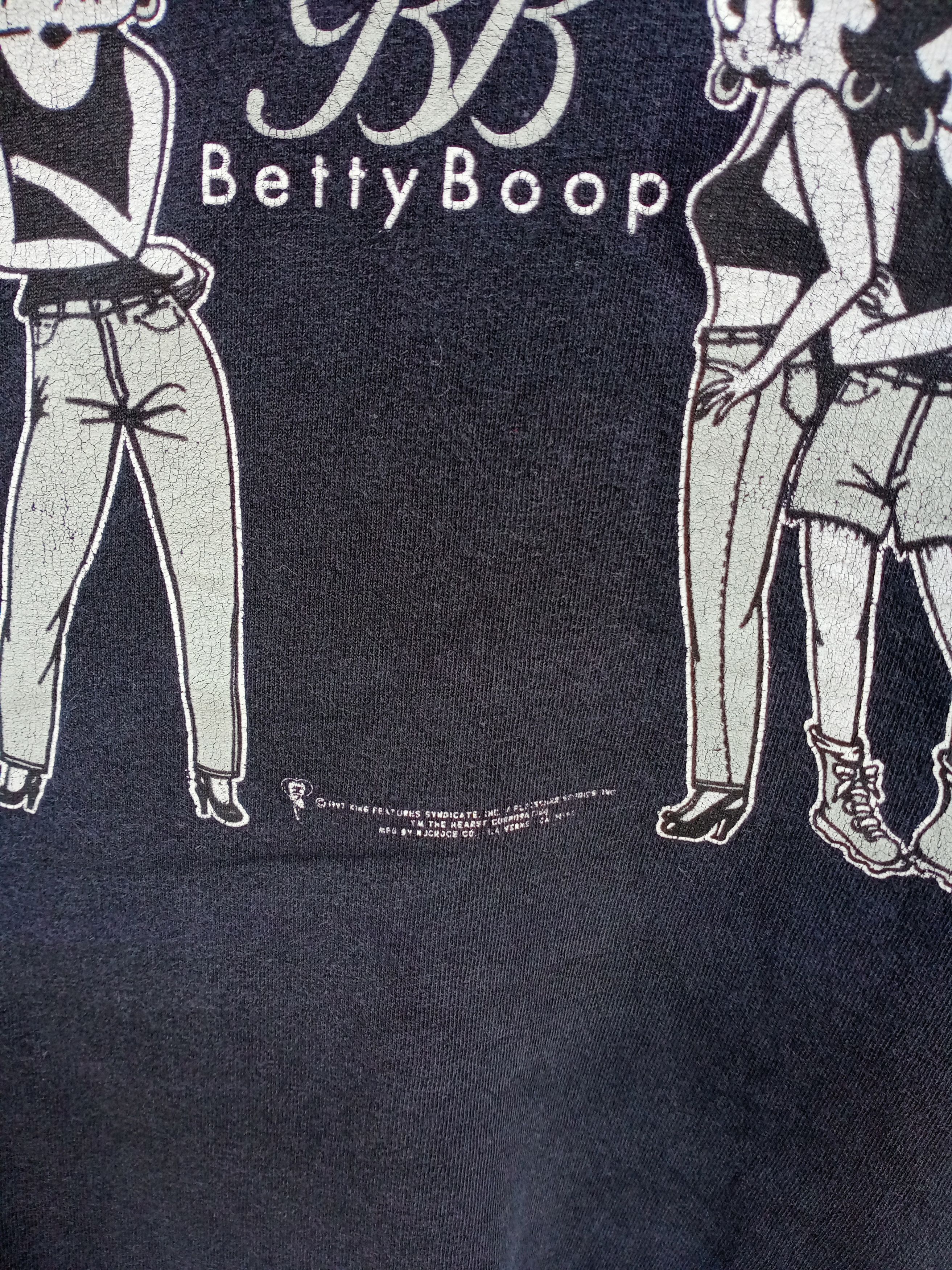 Cartoon Network Vintage 90s BETTY BOOP T-Shirt. Size US L / EU 52-54 / 3 - 3 Thumbnail
