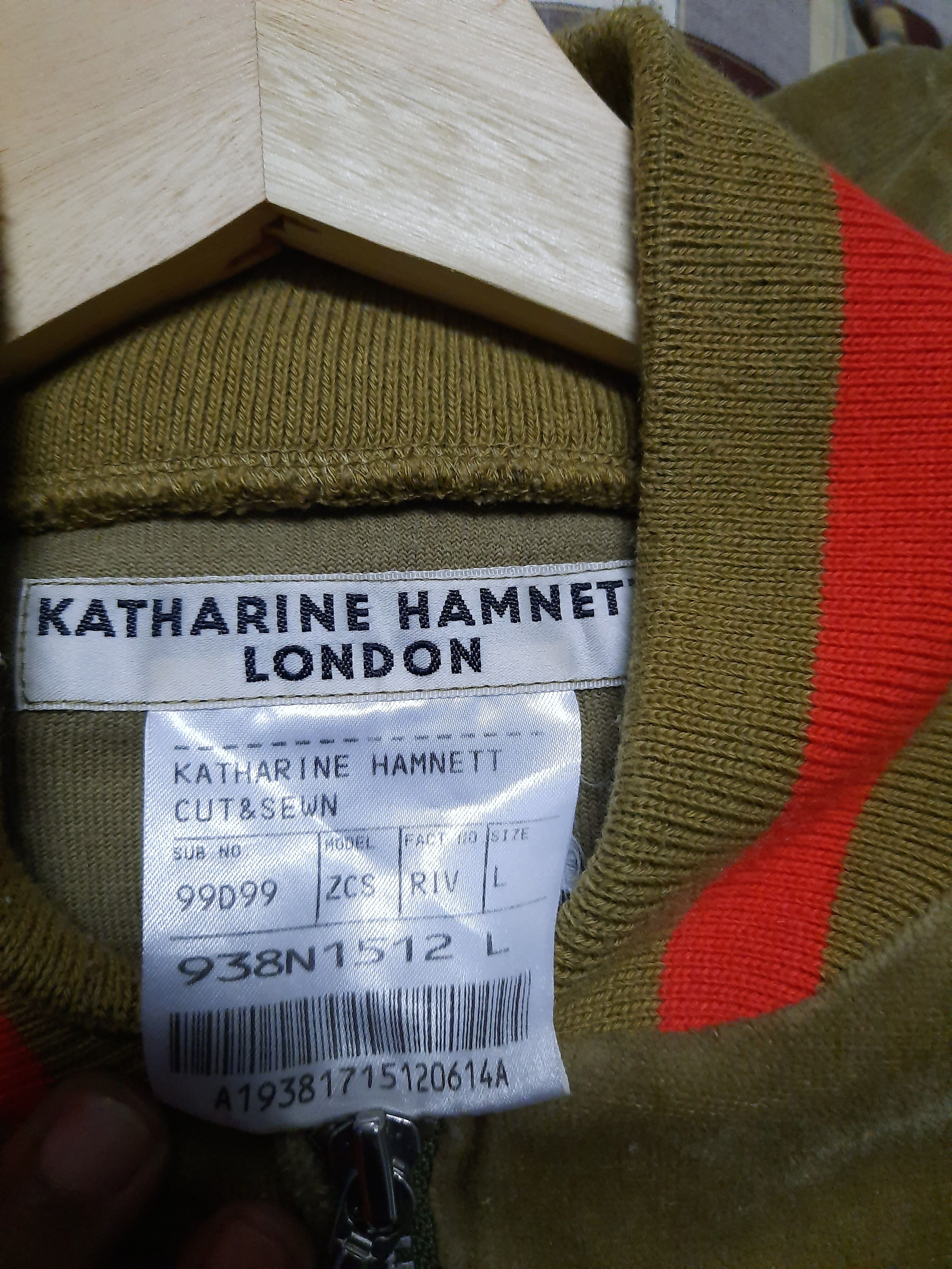 Japanese Brand × Katharine Hamnett London × Vintage Katharine Hamnett London Zip up Size US L / EU 52-54 / 3 - 3 Thumbnail