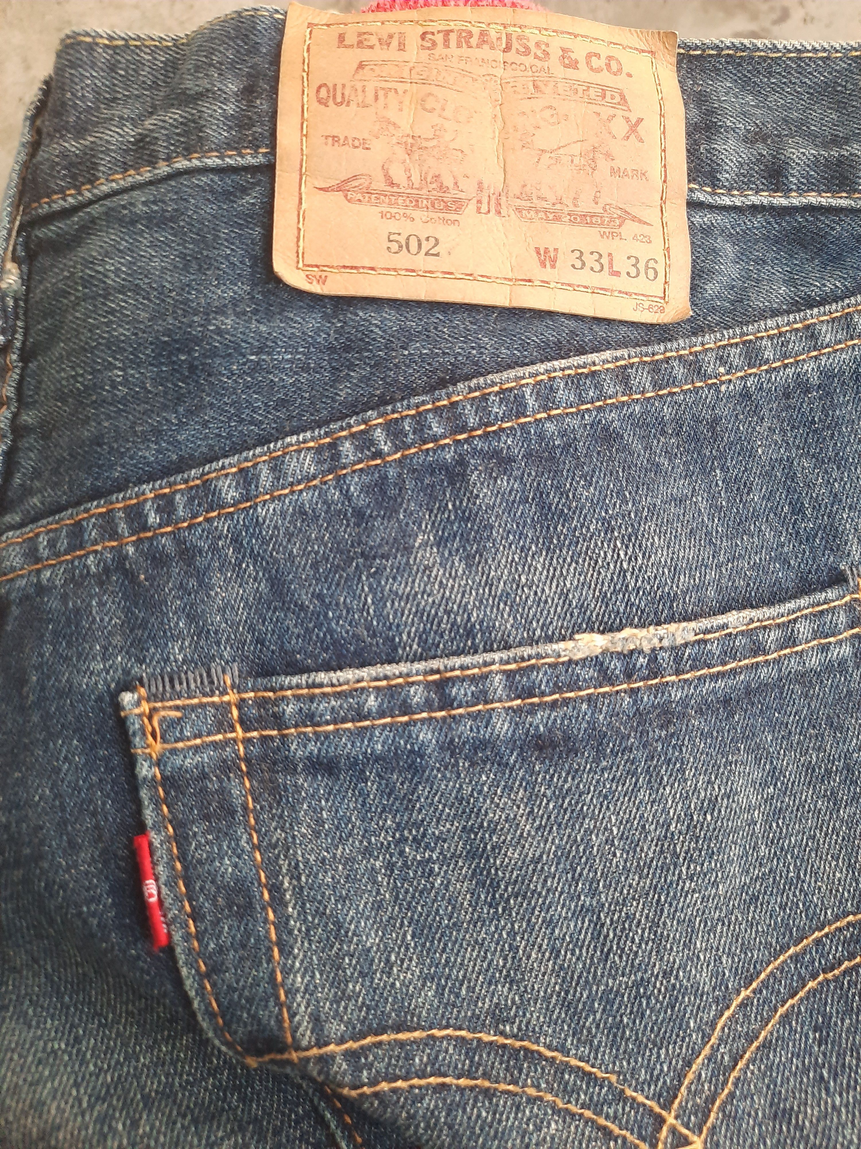 Japanese Brand × Levi's Vintage Clothing × Vintage Vintage Levi's 502 Big E Selvedge Denim Size US 33 - 9 Thumbnail