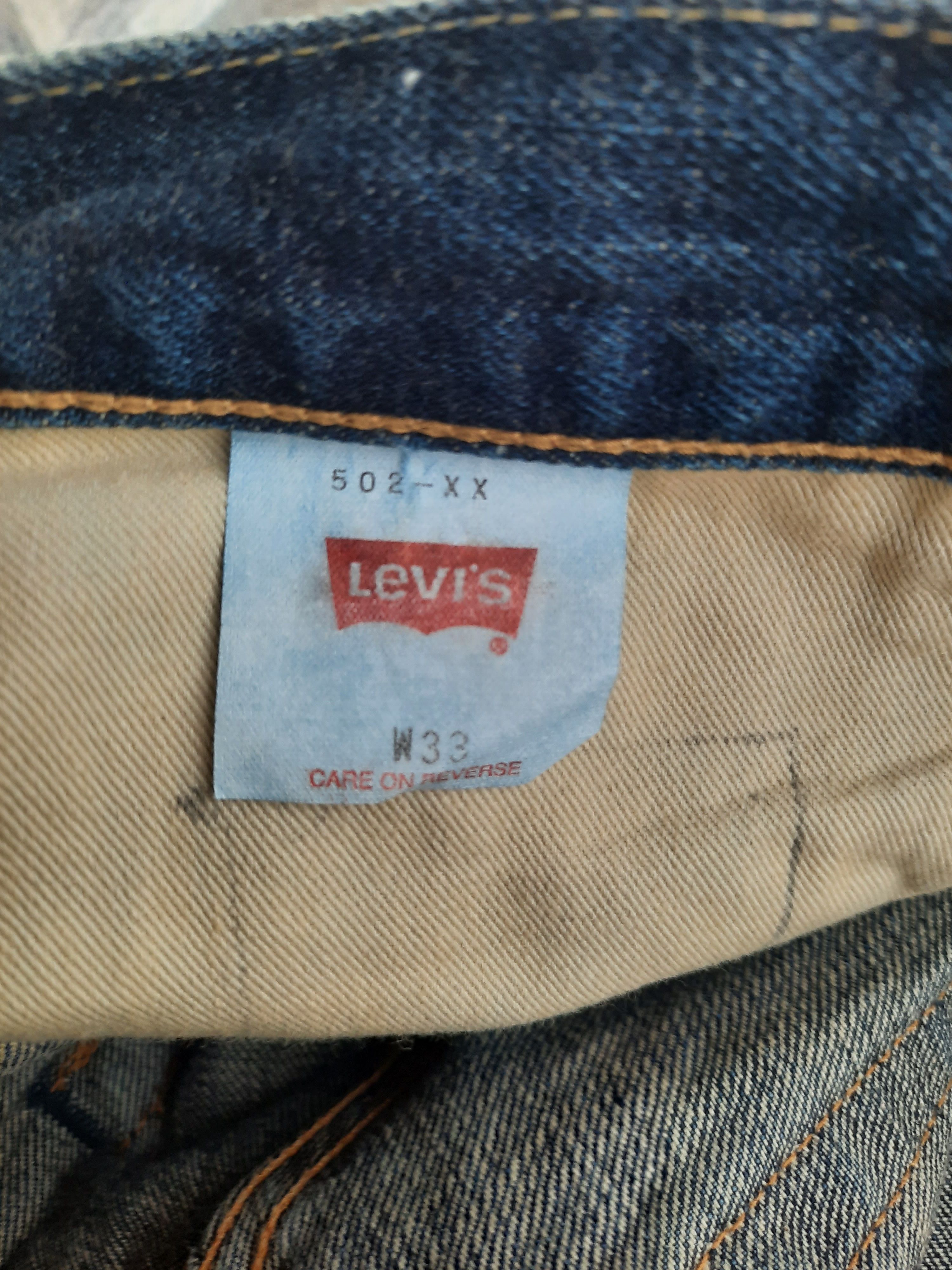 Japanese Brand × Levi's Vintage Clothing × Vintage Vintage Levi's 502 Big E Selvedge Denim Size US 33 - 7 Thumbnail