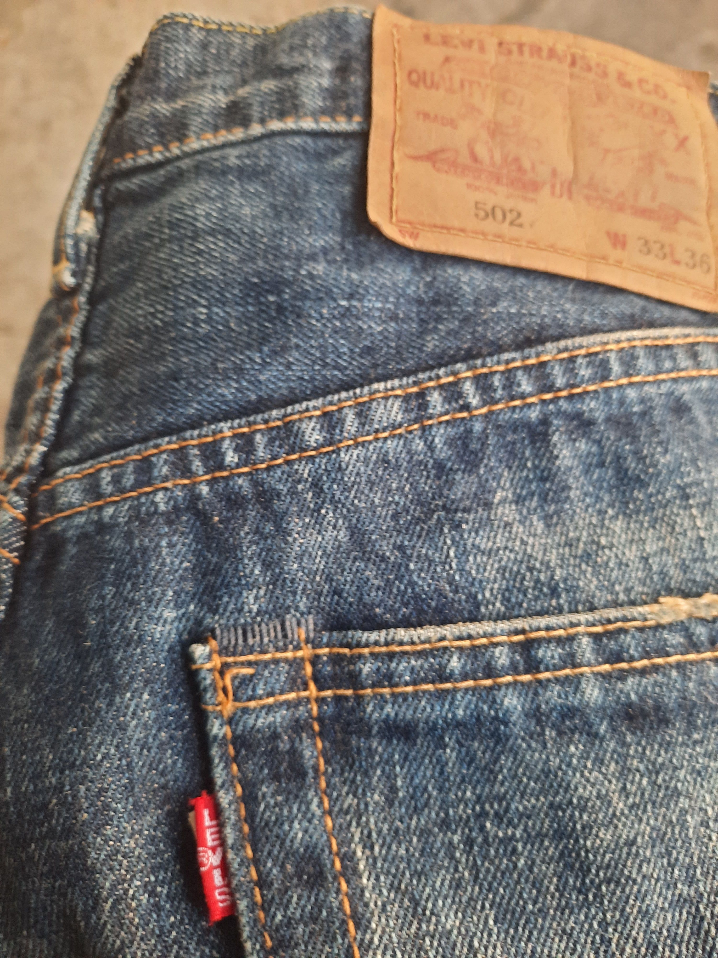 Japanese Brand × Levi's Vintage Clothing × Vintage Vintage Levi's 502 Big E Selvedge Denim Size US 33 - 8 Thumbnail