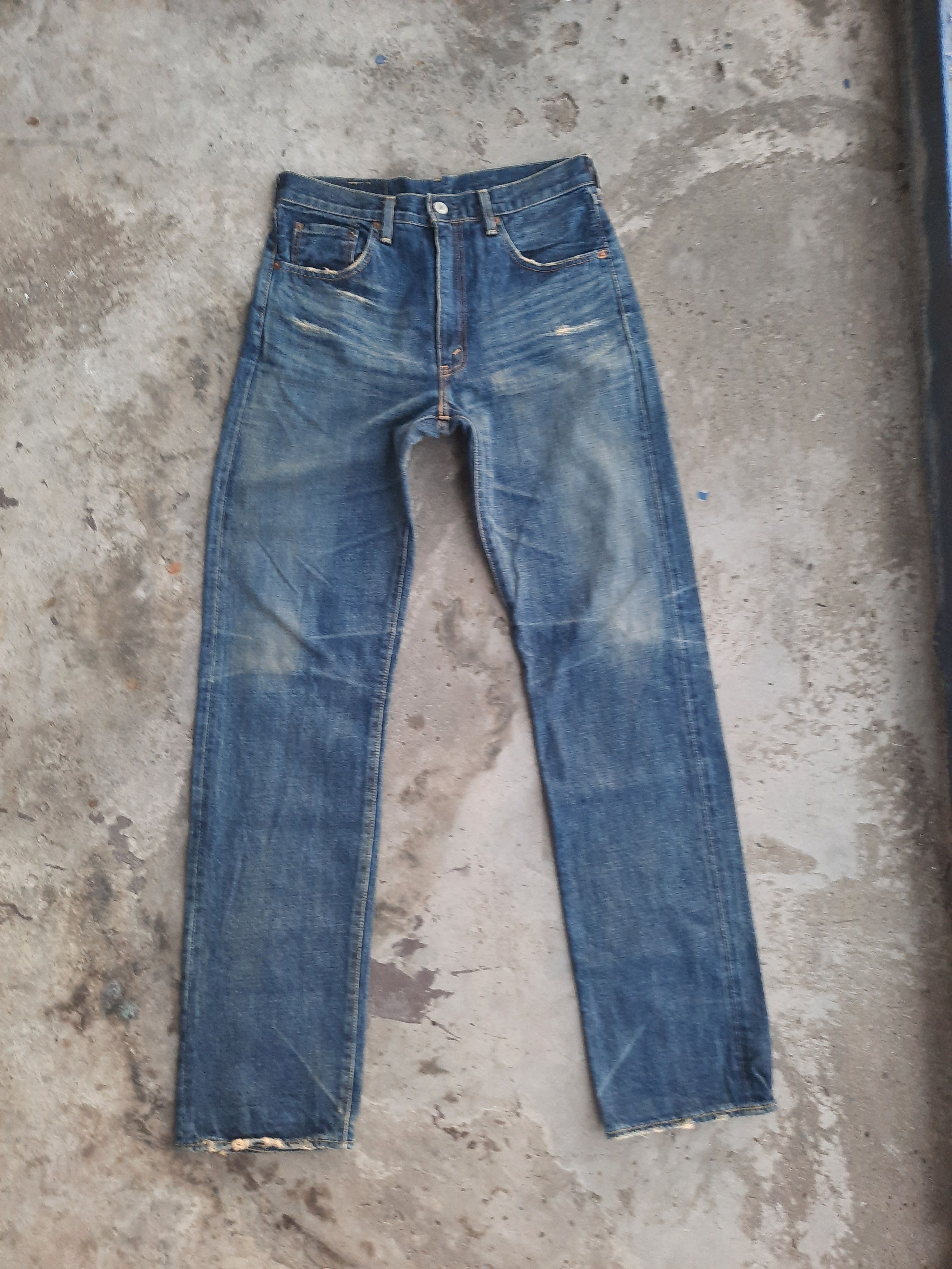 Japanese Brand × Levi's Vintage Clothing × Vintage Vintage Levi's 502 Big E Selvedge Denim Size US 33 - 1 Thumbnail