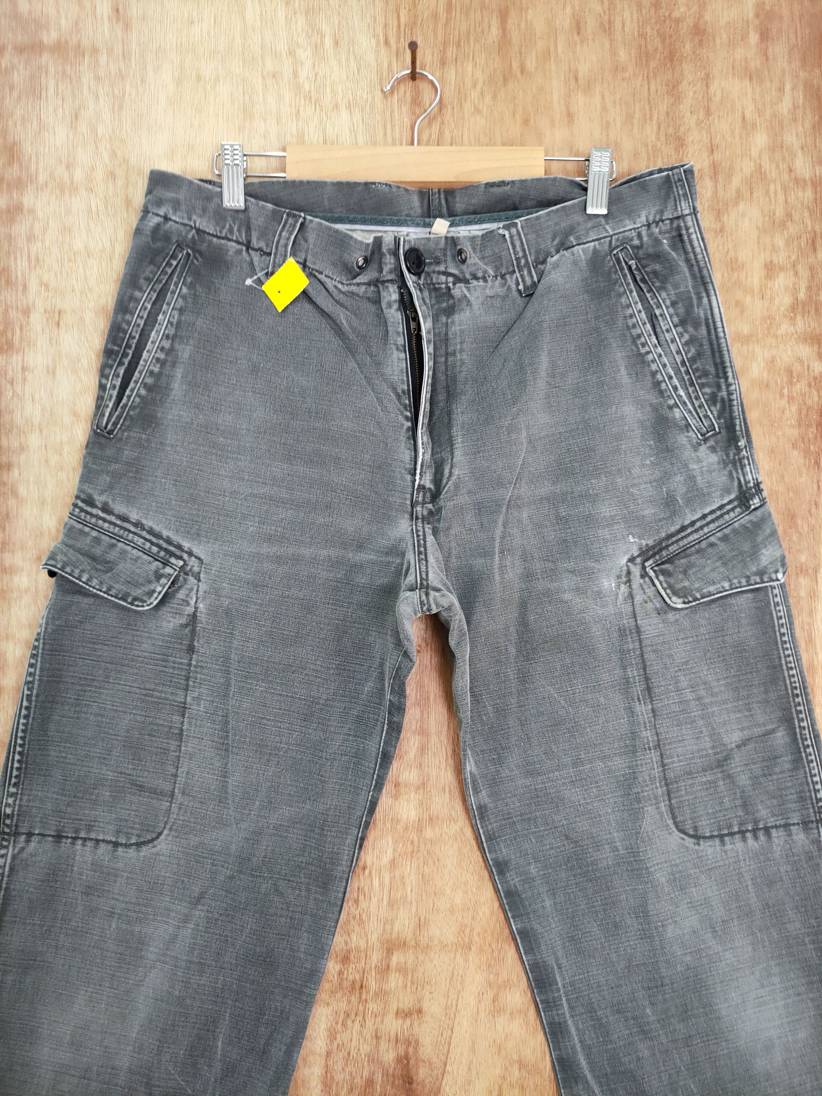 Japanese Brand Allix Design Japan faded tactical cargo pants #4180 Size US 33 - 4 Thumbnail