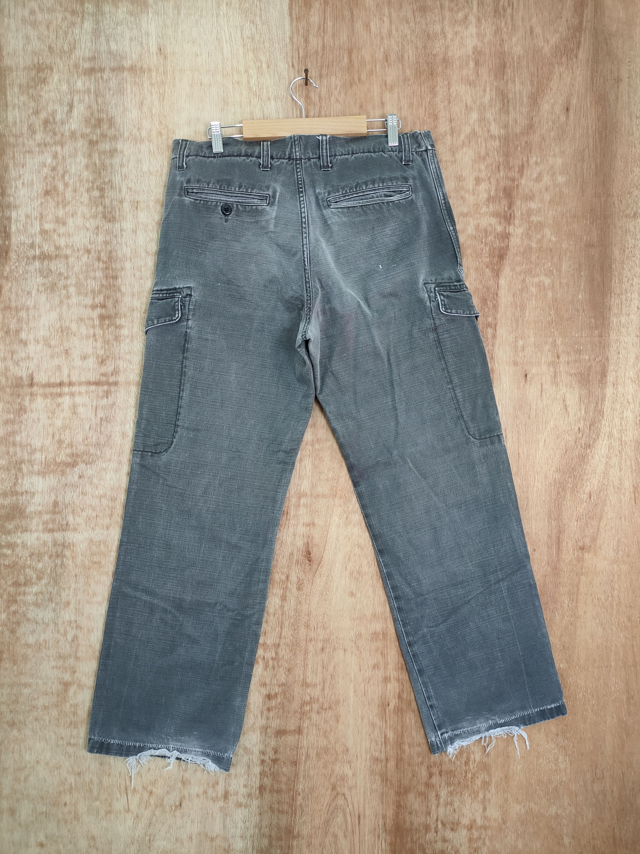 Japanese Brand Allix Design Japan faded tactical cargo pants #4180 Size US 33 - 7 Thumbnail