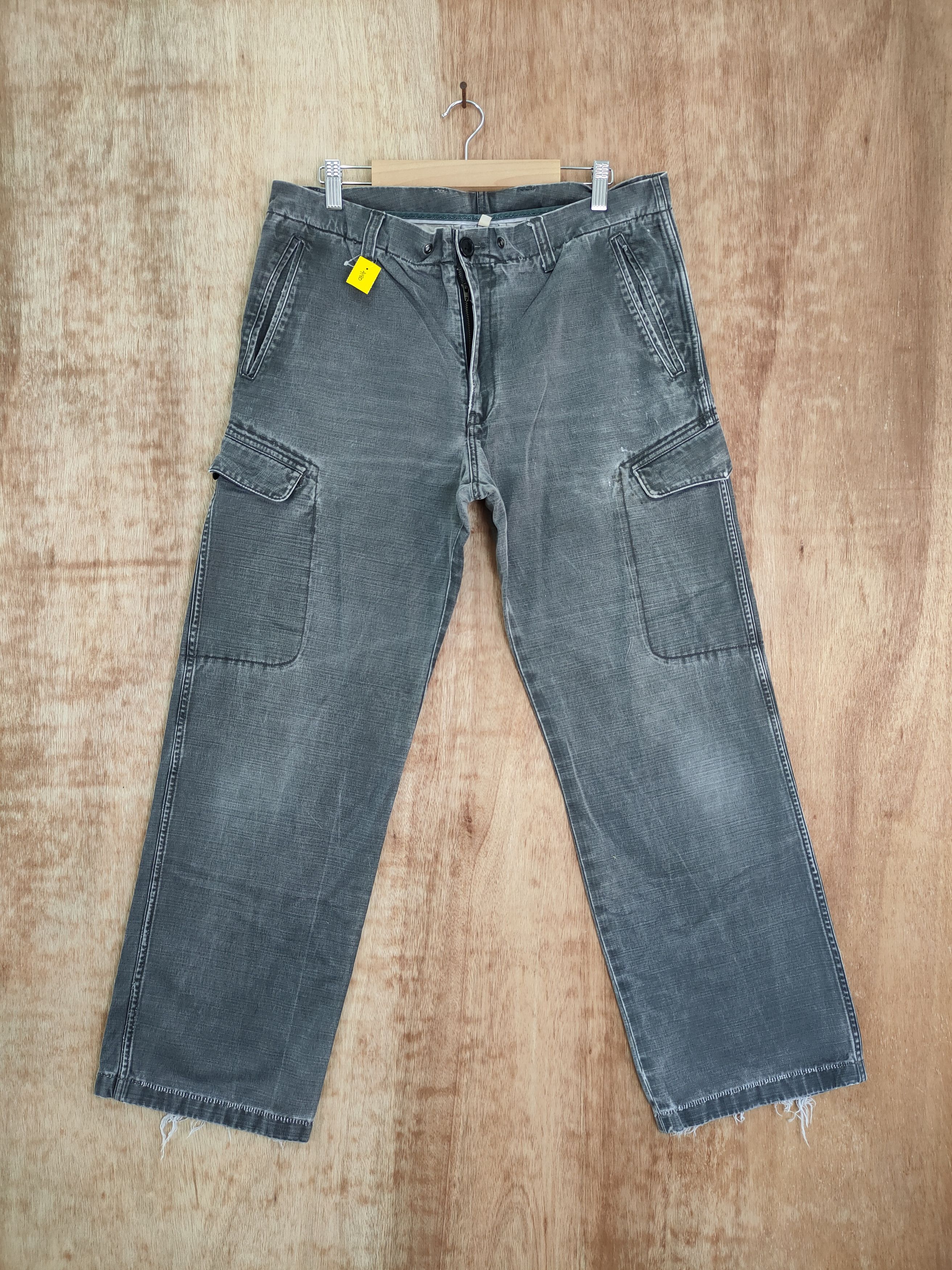 Japanese Brand Allix Design Japan faded tactical cargo pants #4180 Size US 33 - 1 Thumbnail