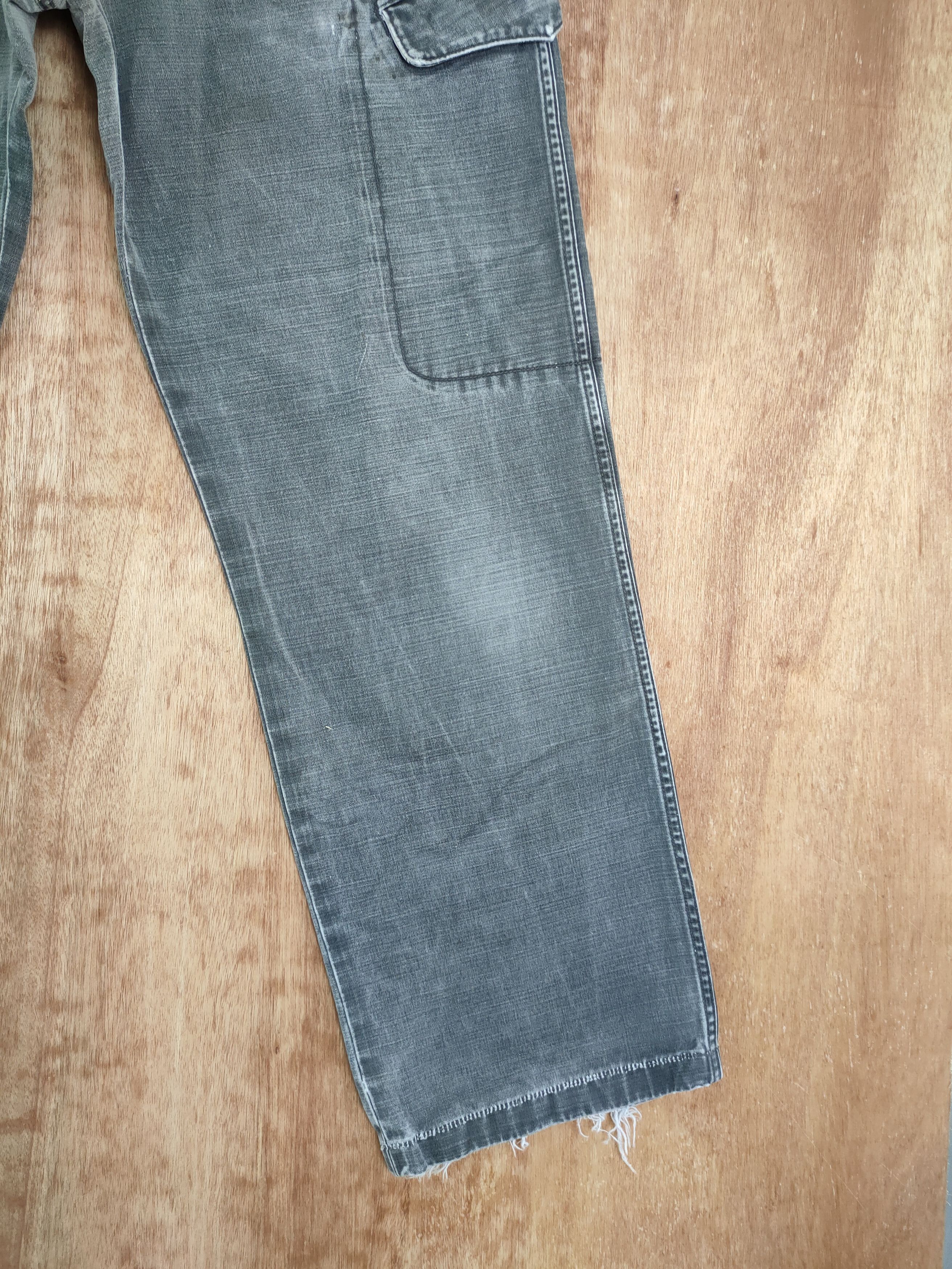 Japanese Brand Allix Design Japan faded tactical cargo pants #4180 Size US 33 - 3 Thumbnail