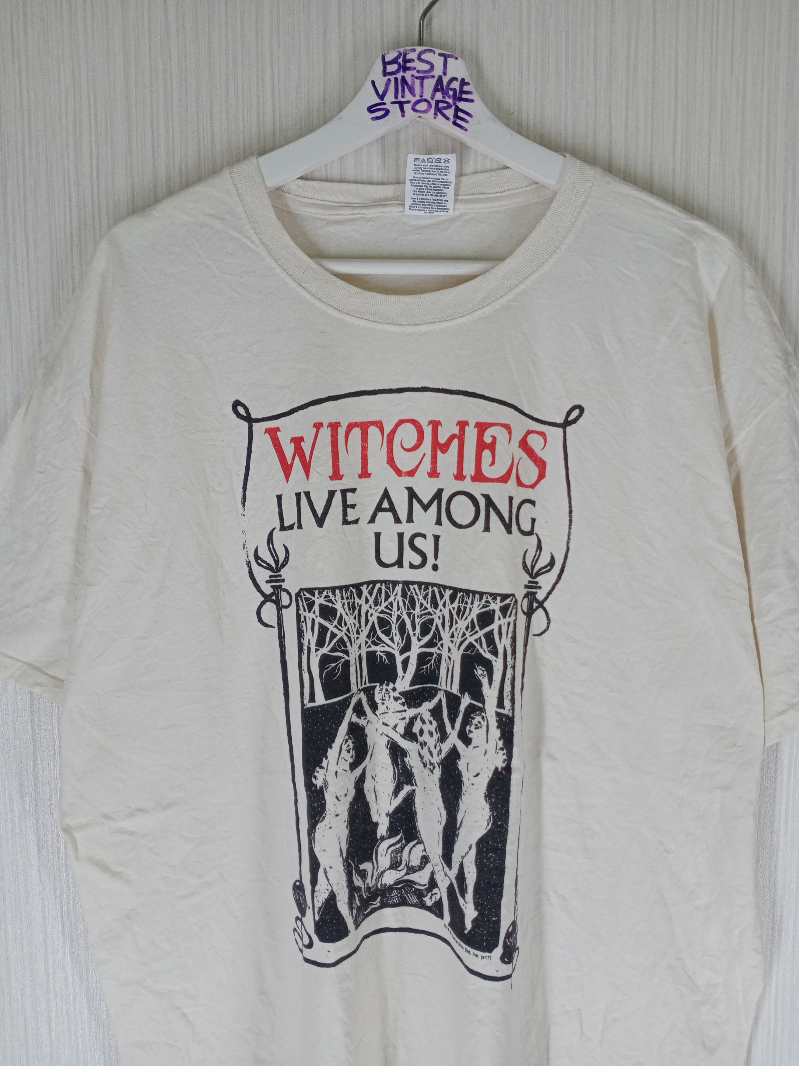 Warner Bros Vintage Fantastic Beasts 'Witches Live Among Us!' Size US XL / EU 56 / 4 - 2 Thumbnail