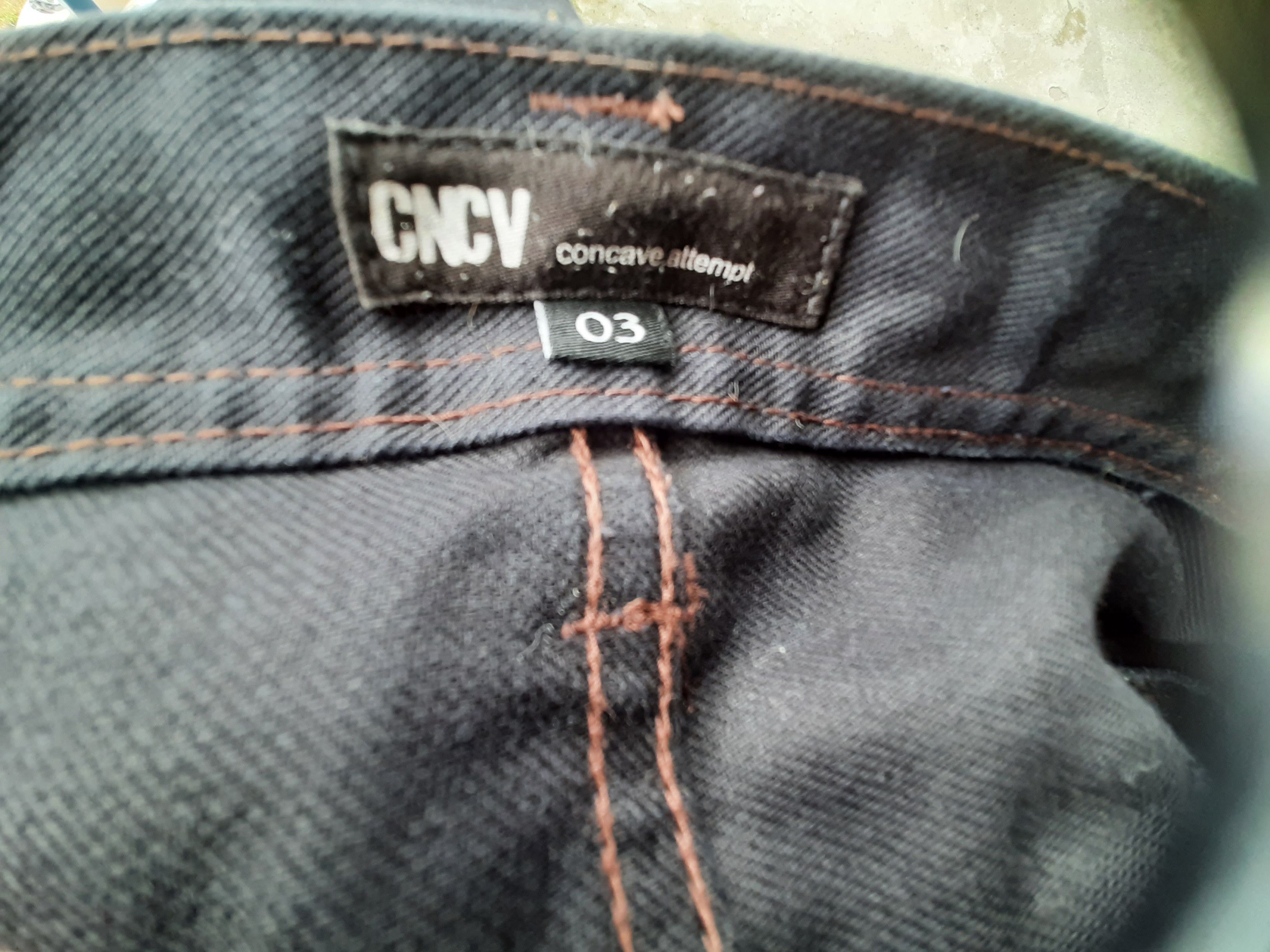 Japanese Brand Concave attemp Nice design denim Size US 33 - 5 Thumbnail