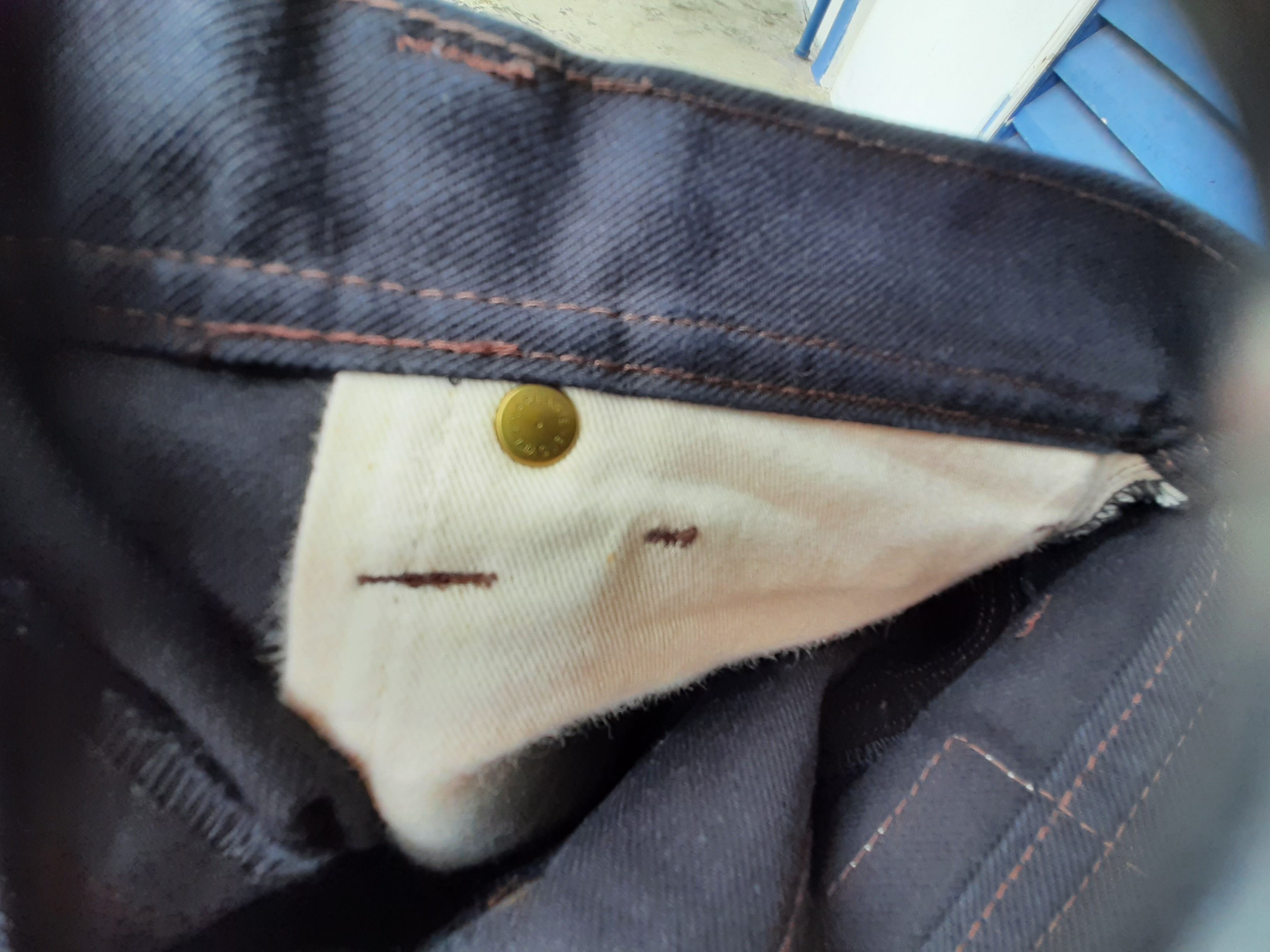 Japanese Brand Concave attemp Nice design denim Size US 33 - 6 Thumbnail