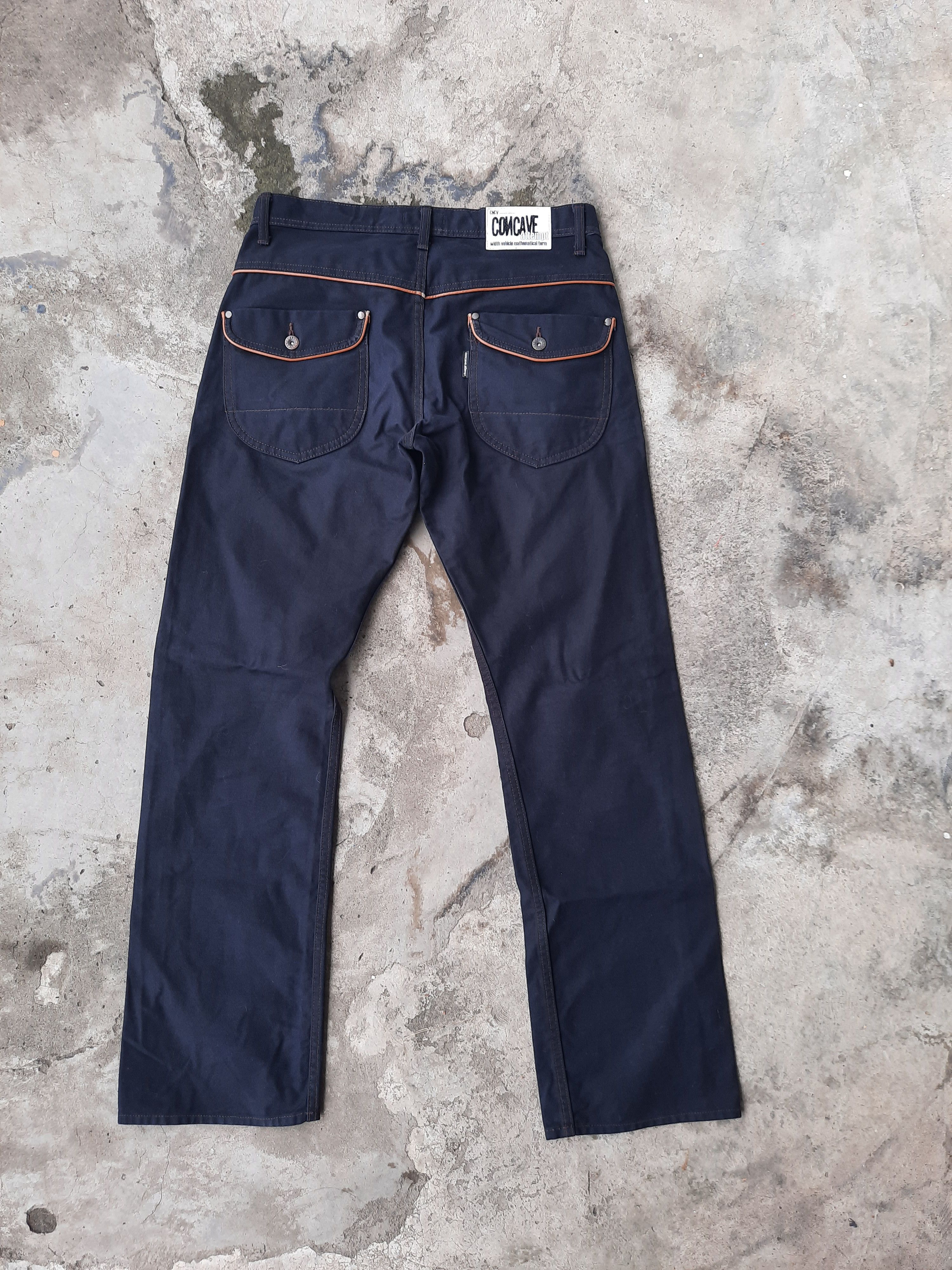 Japanese Brand Concave attemp Nice design denim Size US 33 - 1 Thumbnail