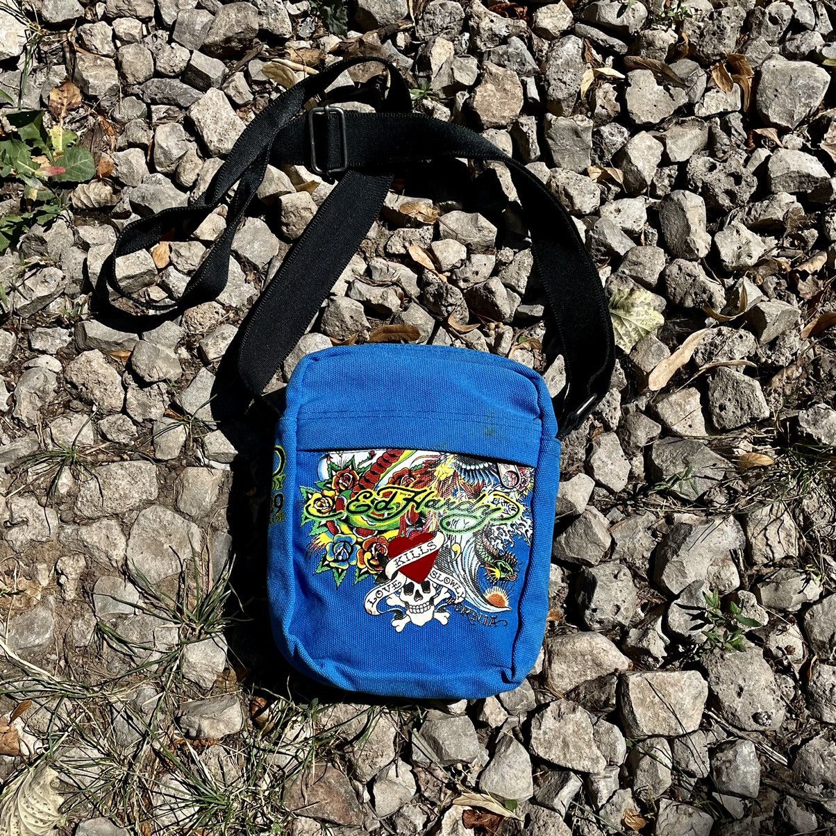 Ed Hardy × Japanese Brand × Vintage Vintage 90s Shopper Ed Hardy Japanese Streetwear Kanye Style Size ONE SIZE - 1 Thumbnail