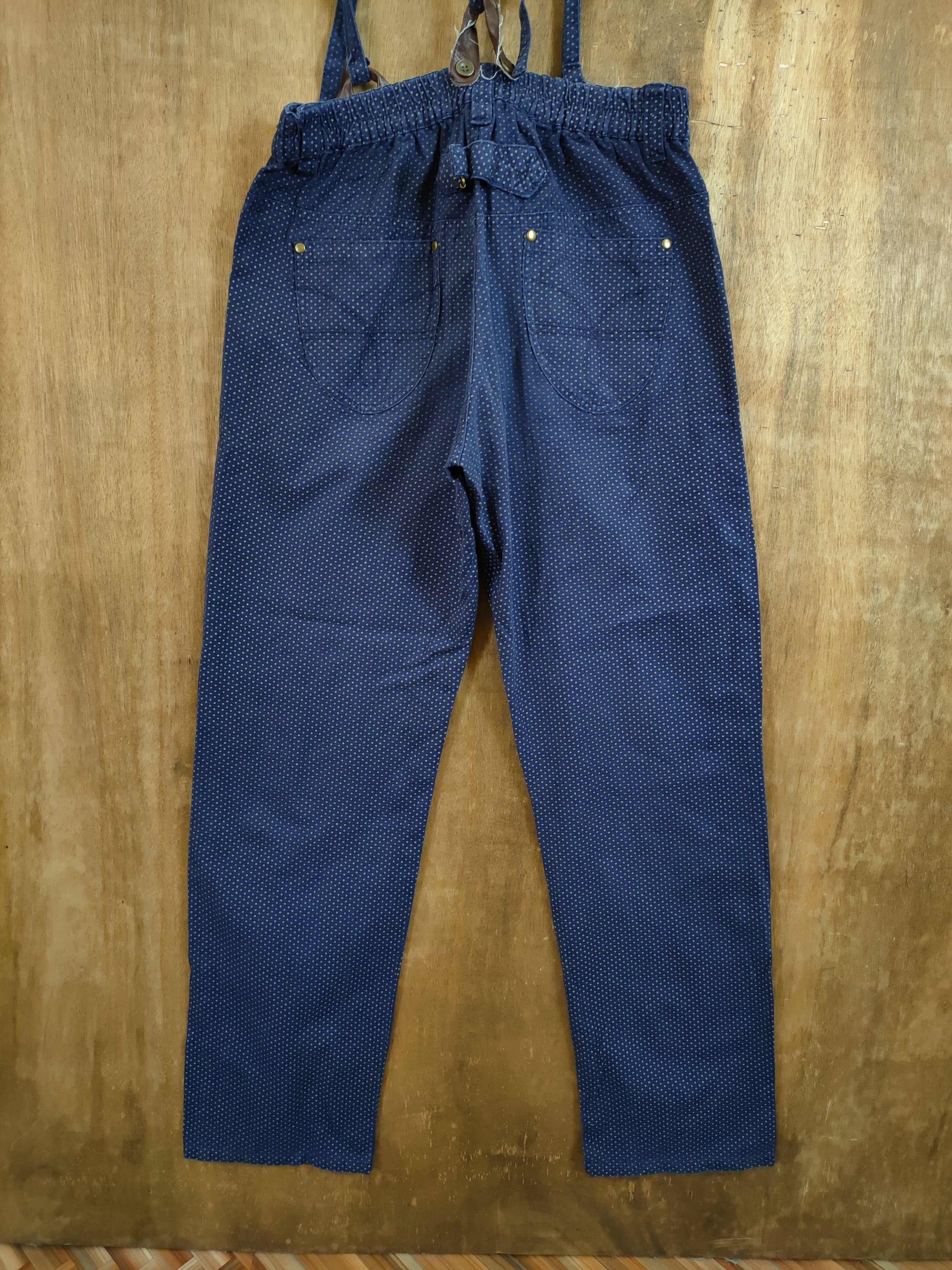 Japanese Brand DLL polkadot overall streetwear cargo pants #1112 Size 28" / US 6 / IT 42 - 10 Thumbnail