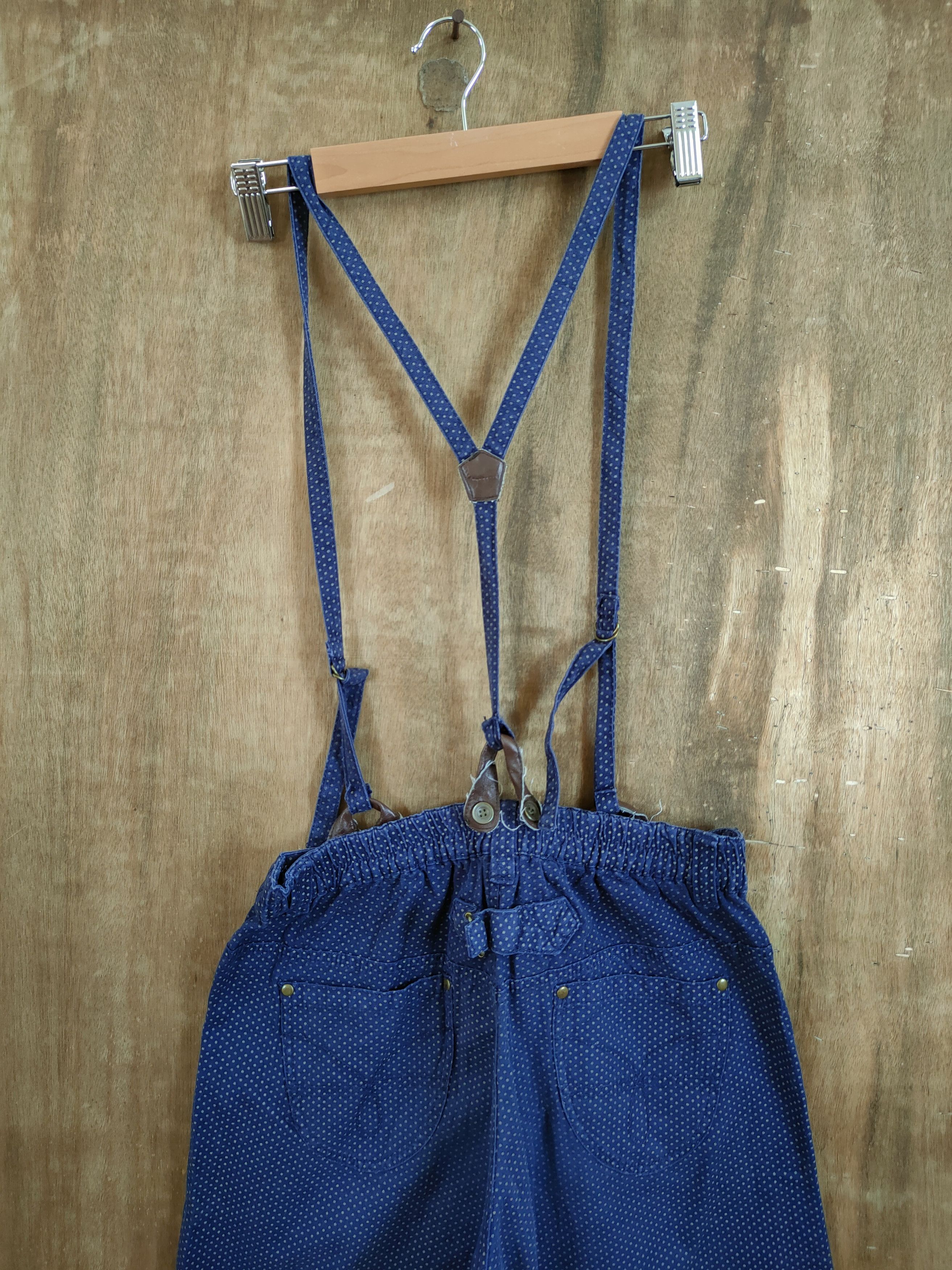 Japanese Brand DLL polkadot overall streetwear cargo pants #1112 Size 28" / US 6 / IT 42 - 11 Thumbnail