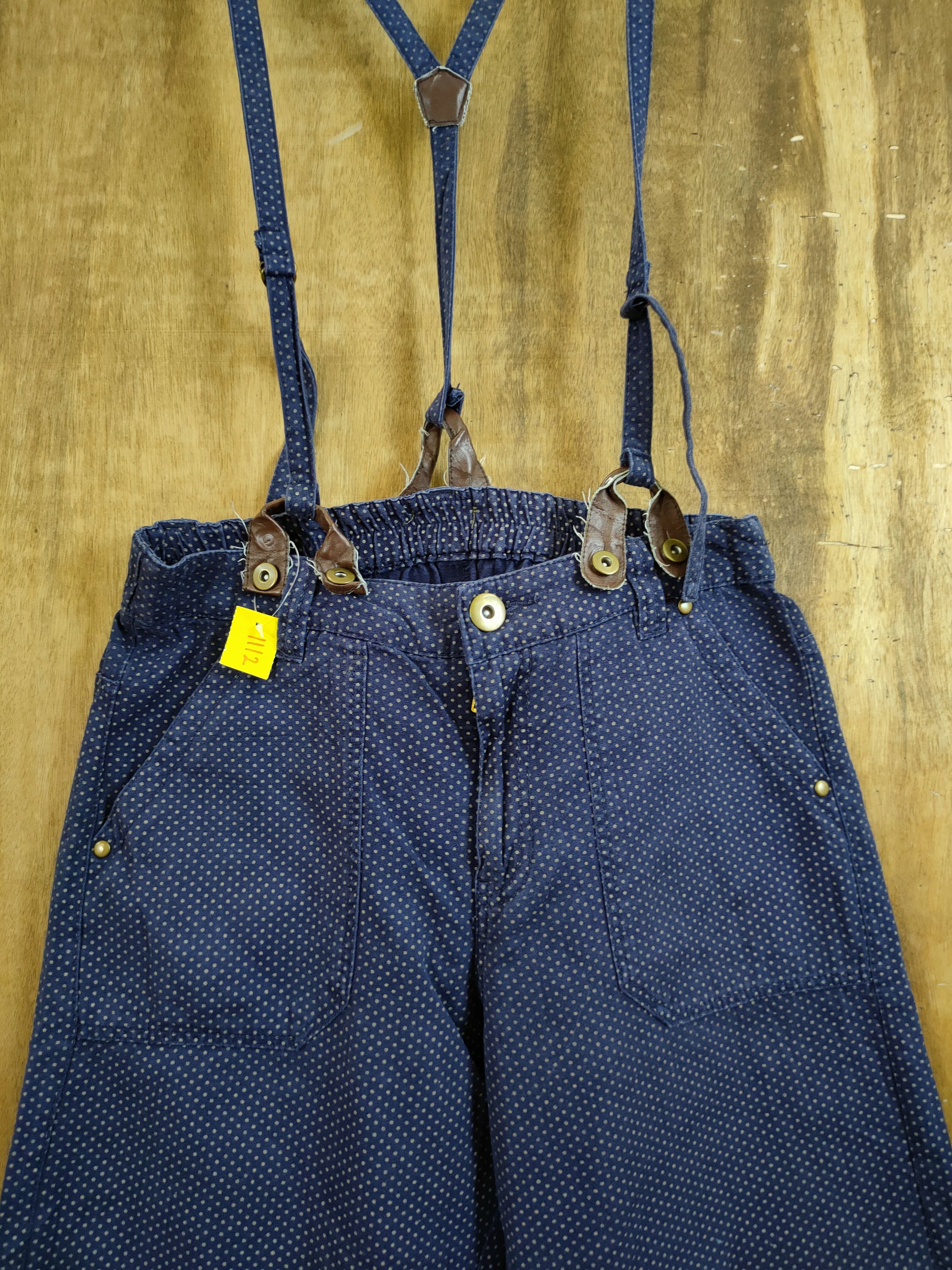 Japanese Brand DLL polkadot overall streetwear cargo pants #1112 Size 28" / US 6 / IT 42 - 5 Thumbnail