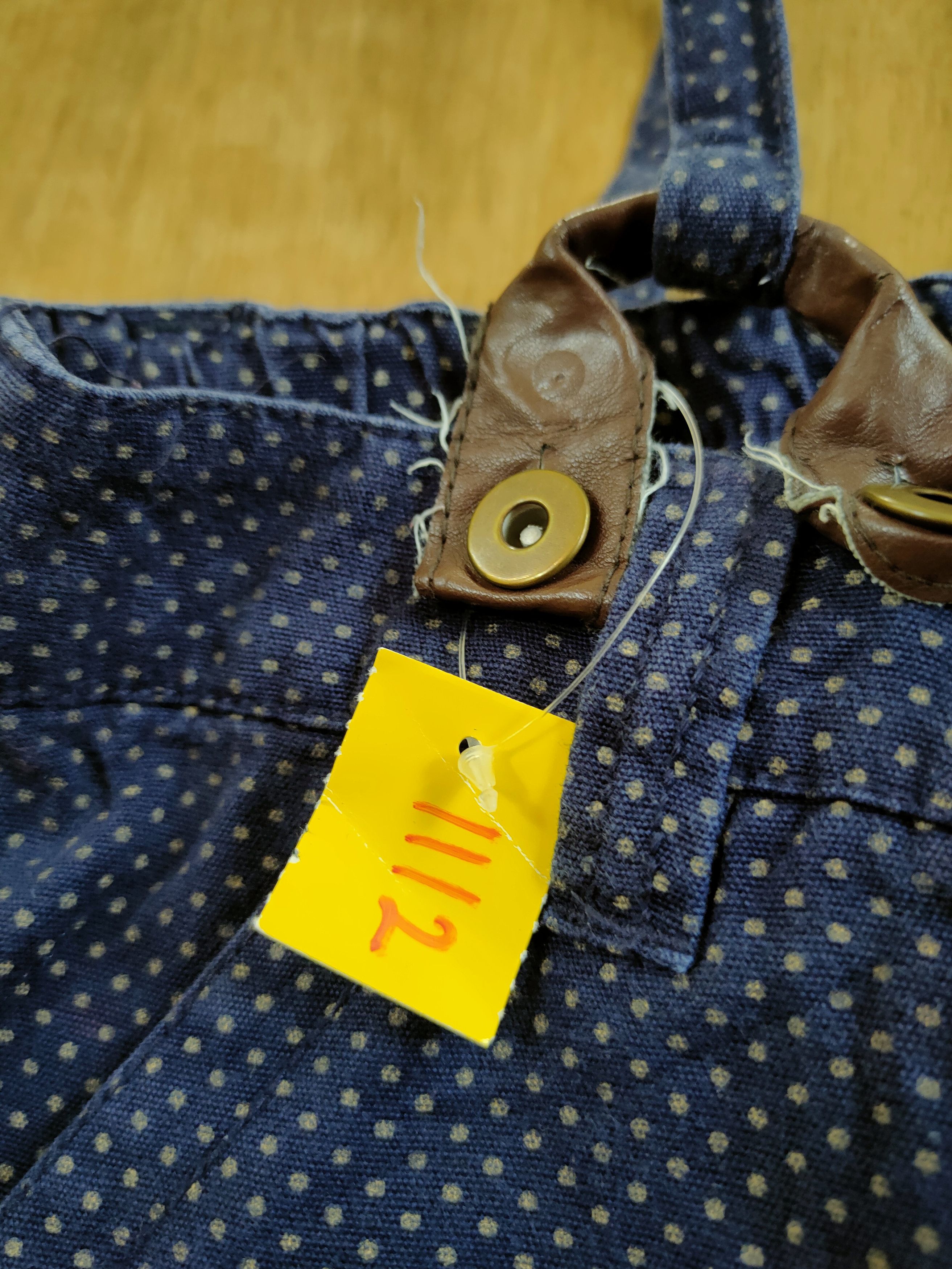 Japanese Brand DLL polkadot overall streetwear cargo pants #1112 Size 28" / US 6 / IT 42 - 6 Thumbnail