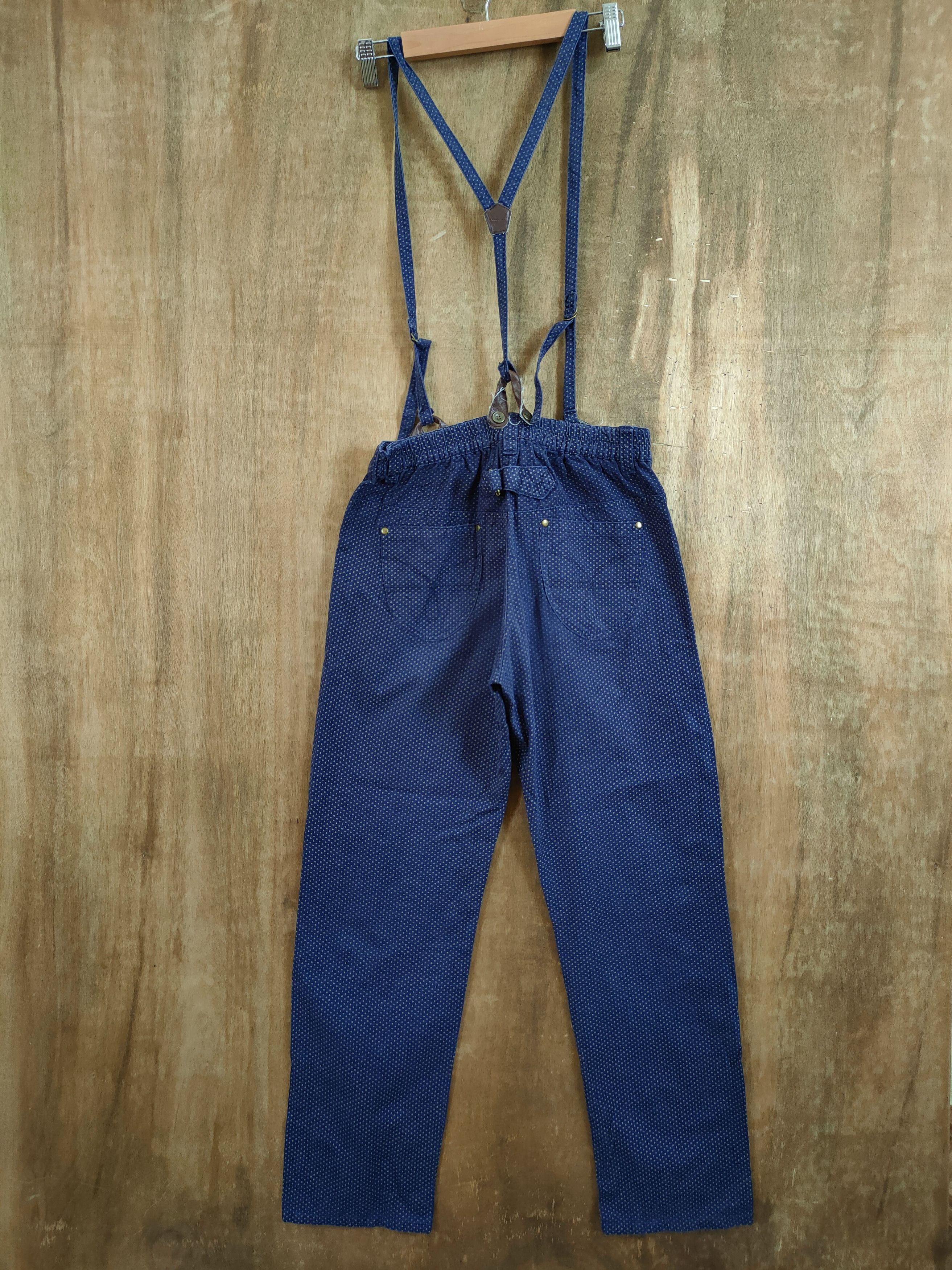 Japanese Brand DLL polkadot overall streetwear cargo pants #1112 Size 28" / US 6 / IT 42 - 9 Thumbnail