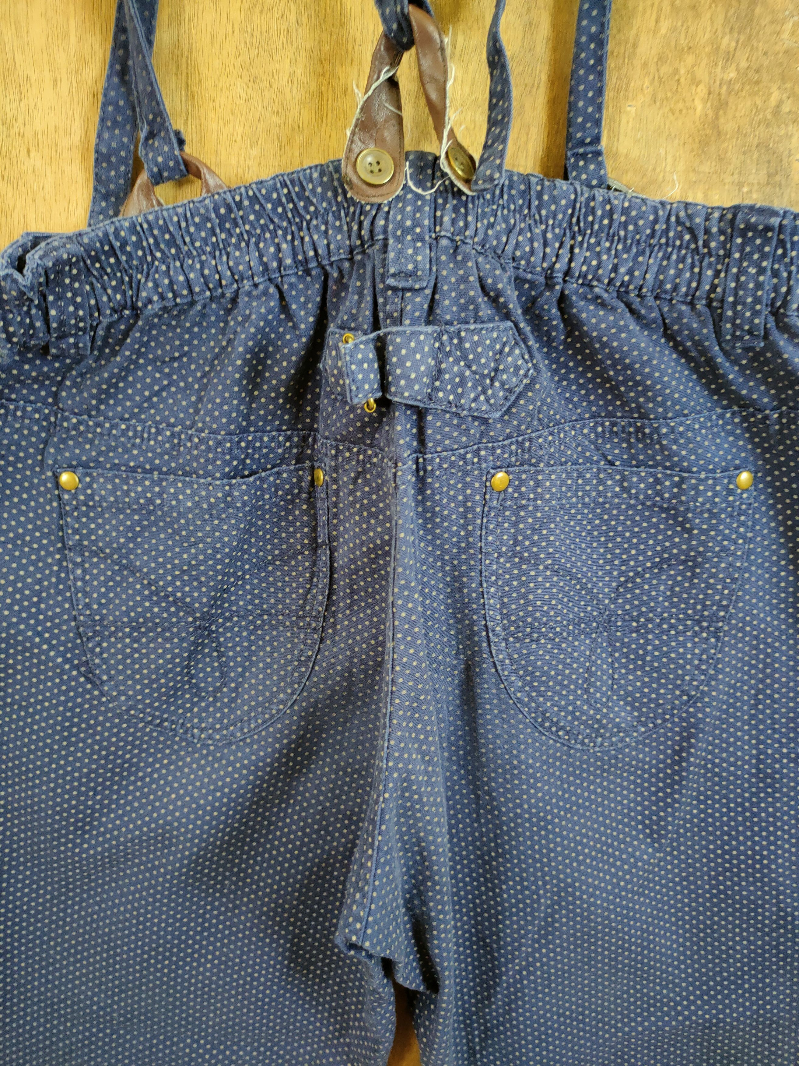 Japanese Brand DLL polkadot overall streetwear cargo pants #1112 Size 28" / US 6 / IT 42 - 12 Thumbnail