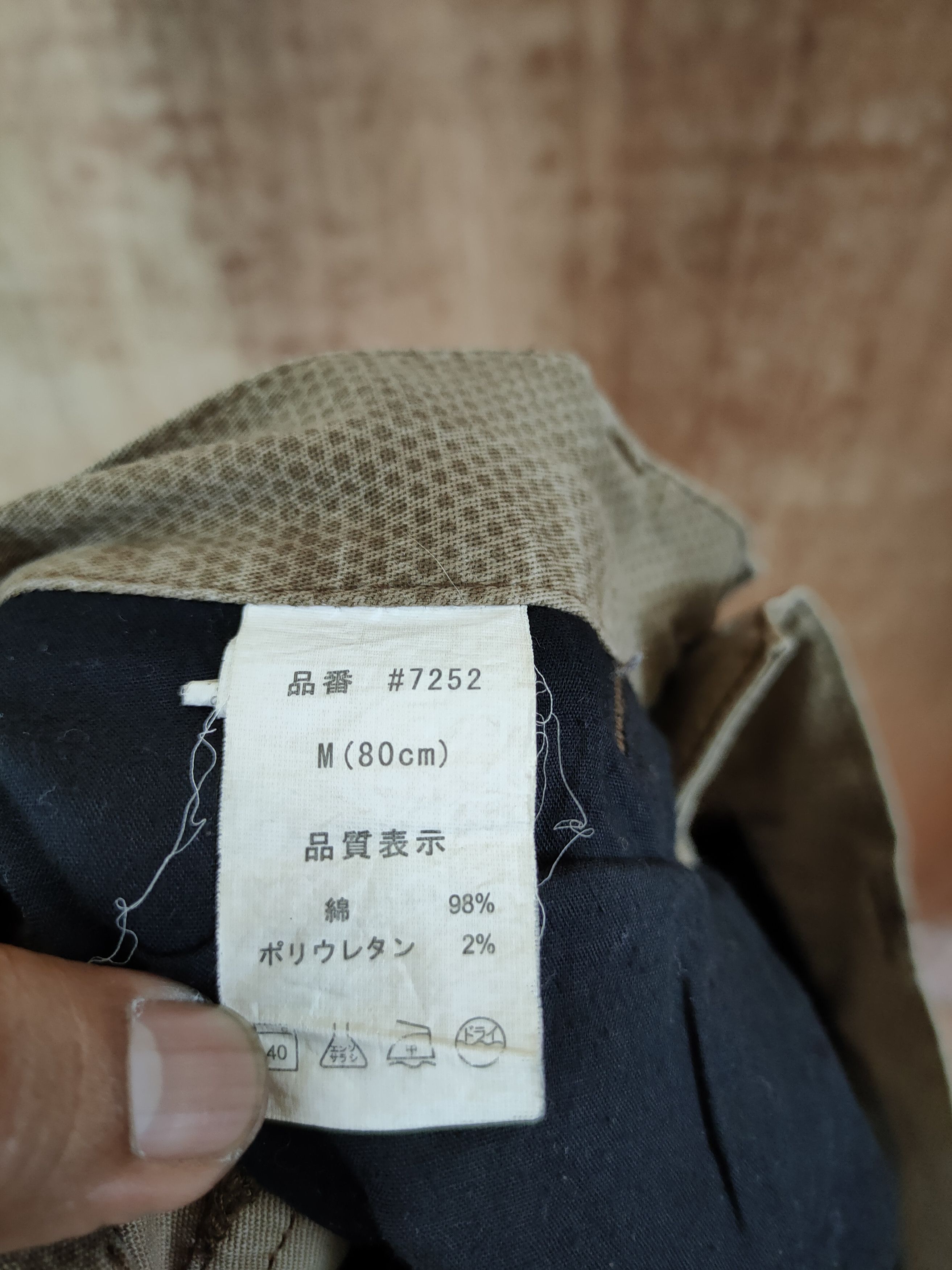 Japanese Brand DL IZ Japan double knee vintage utility cargo pants #46-276T Size US 31 - 10 Thumbnail