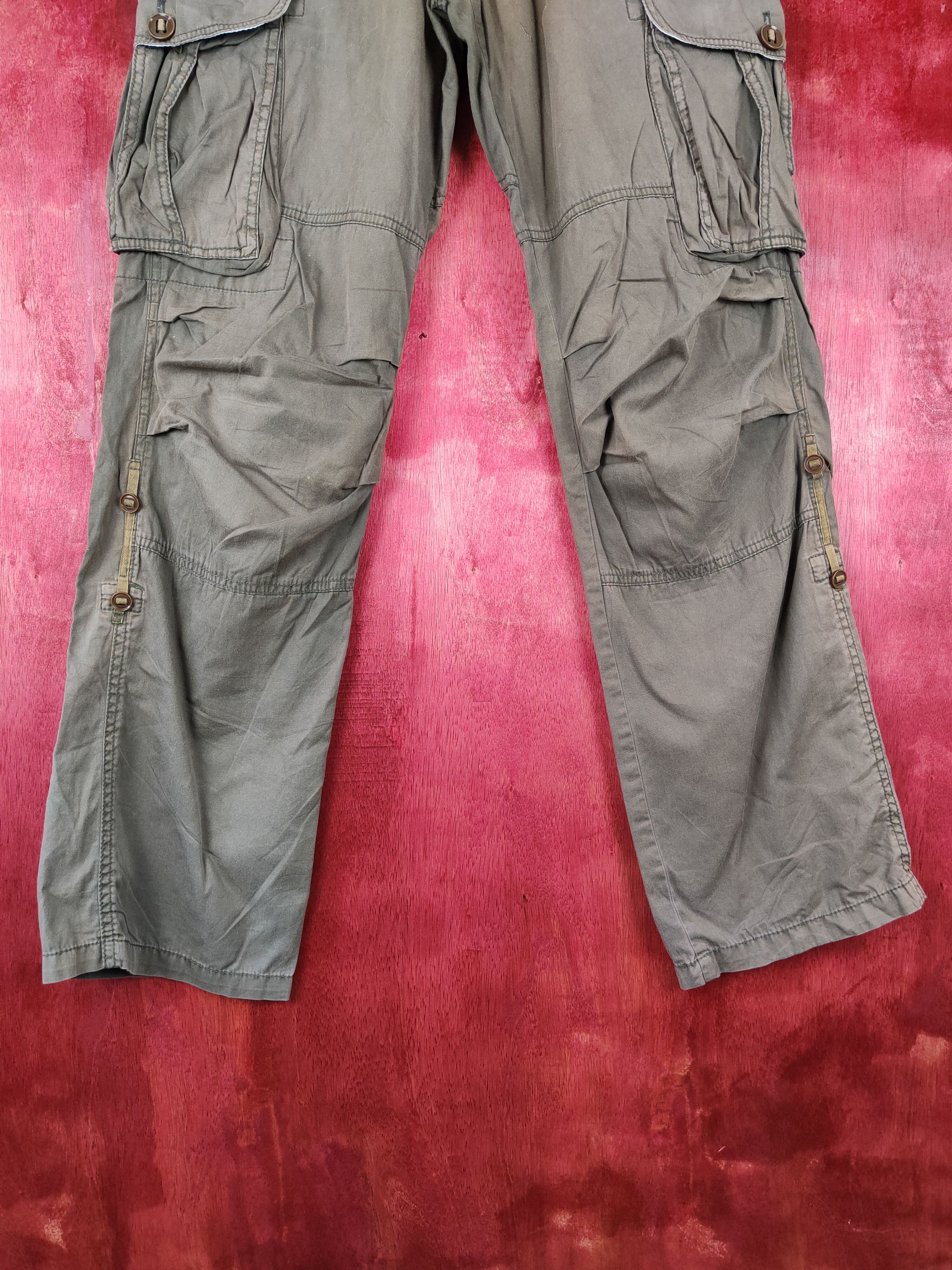 Japanese Brand DL Japan multipocket utility streetwear cargo Pants #4544 Size US 30 / EU 46 - 3 Thumbnail