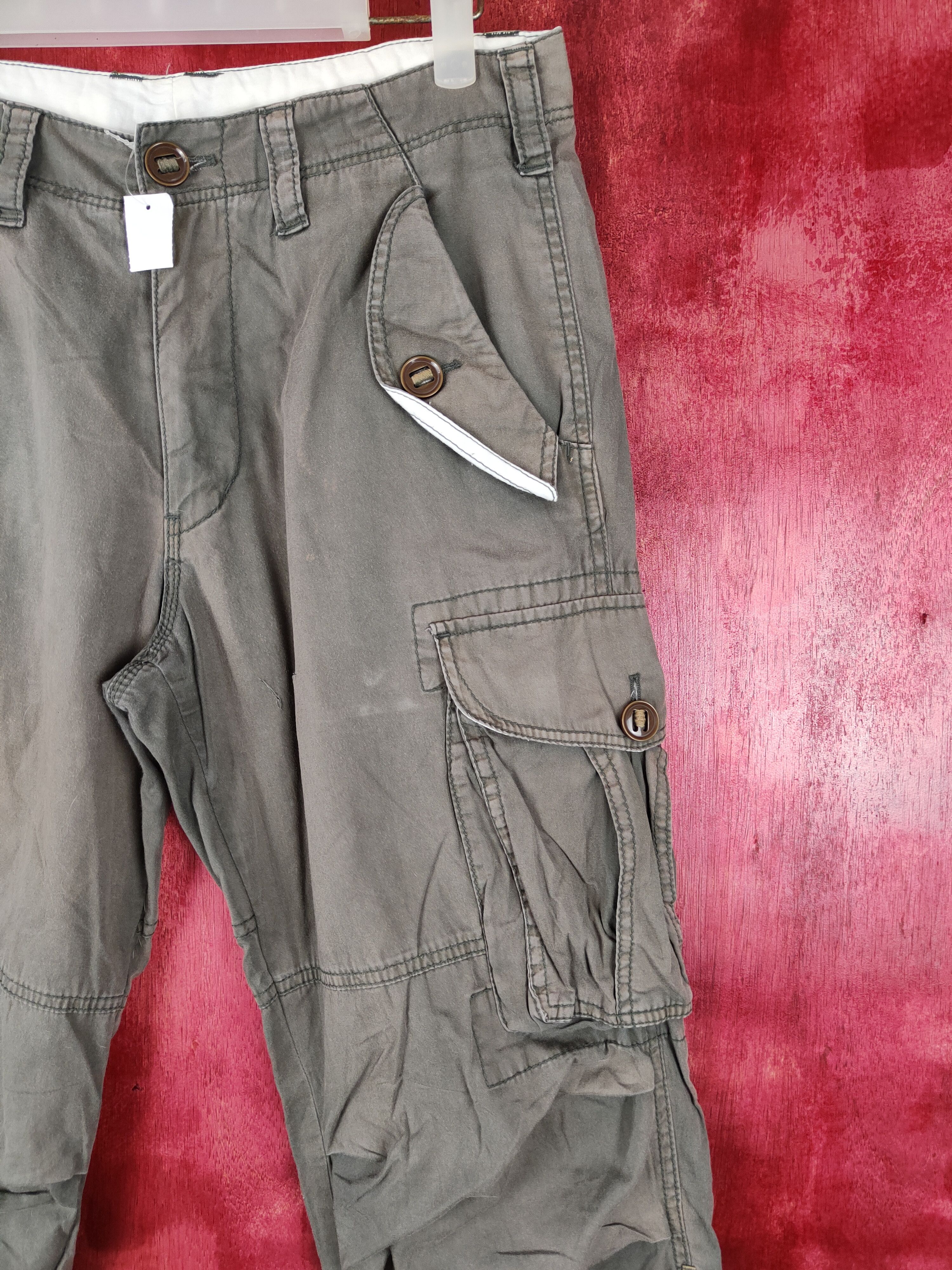 Japanese Brand DL Japan multipocket utility streetwear cargo Pants #4544 Size US 30 / EU 46 - 4 Thumbnail