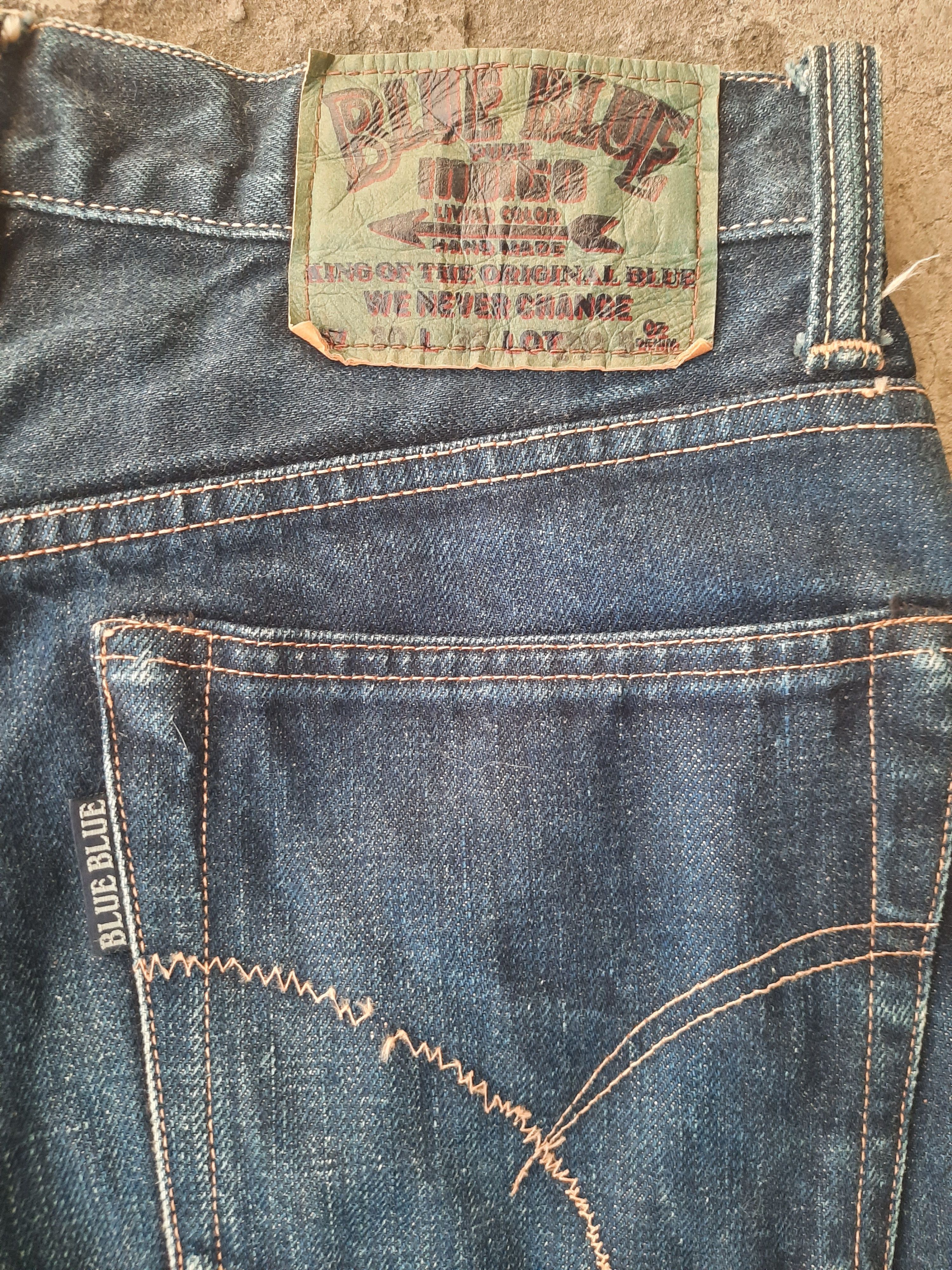 Blue Blue Japan × Japanese Brand Blue Blue Japan Fly Button Selvedge Denim Size US 30 / EU 46 - 3 Thumbnail