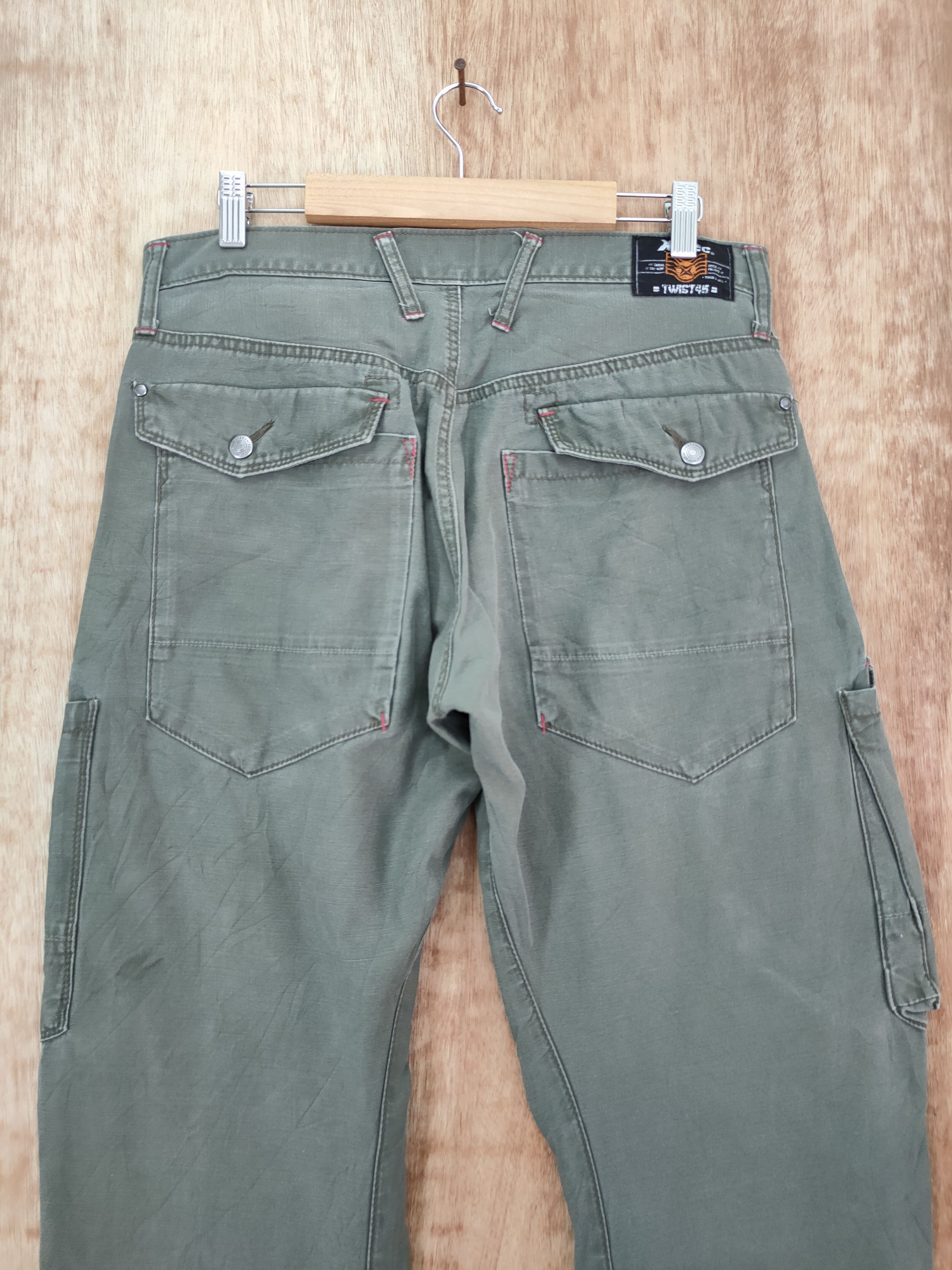 Japanese Brand DLL Twist Xebec japan utility cargo pants #46-292A Size US 32 / EU 48 - 10 Thumbnail