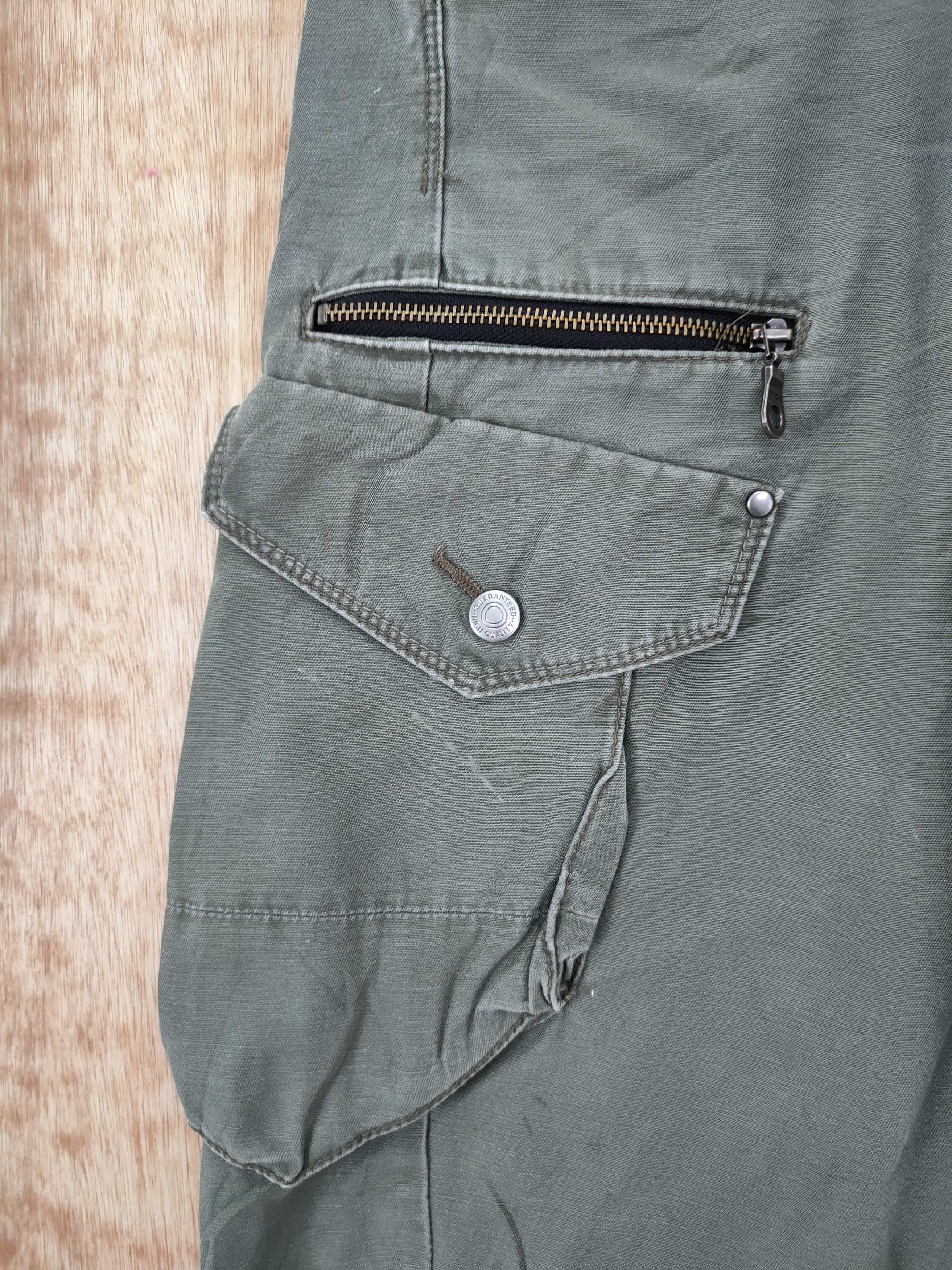 Japanese Brand DLL Twist Xebec japan utility cargo pants #46-292A Size US 32 / EU 48 - 4 Thumbnail