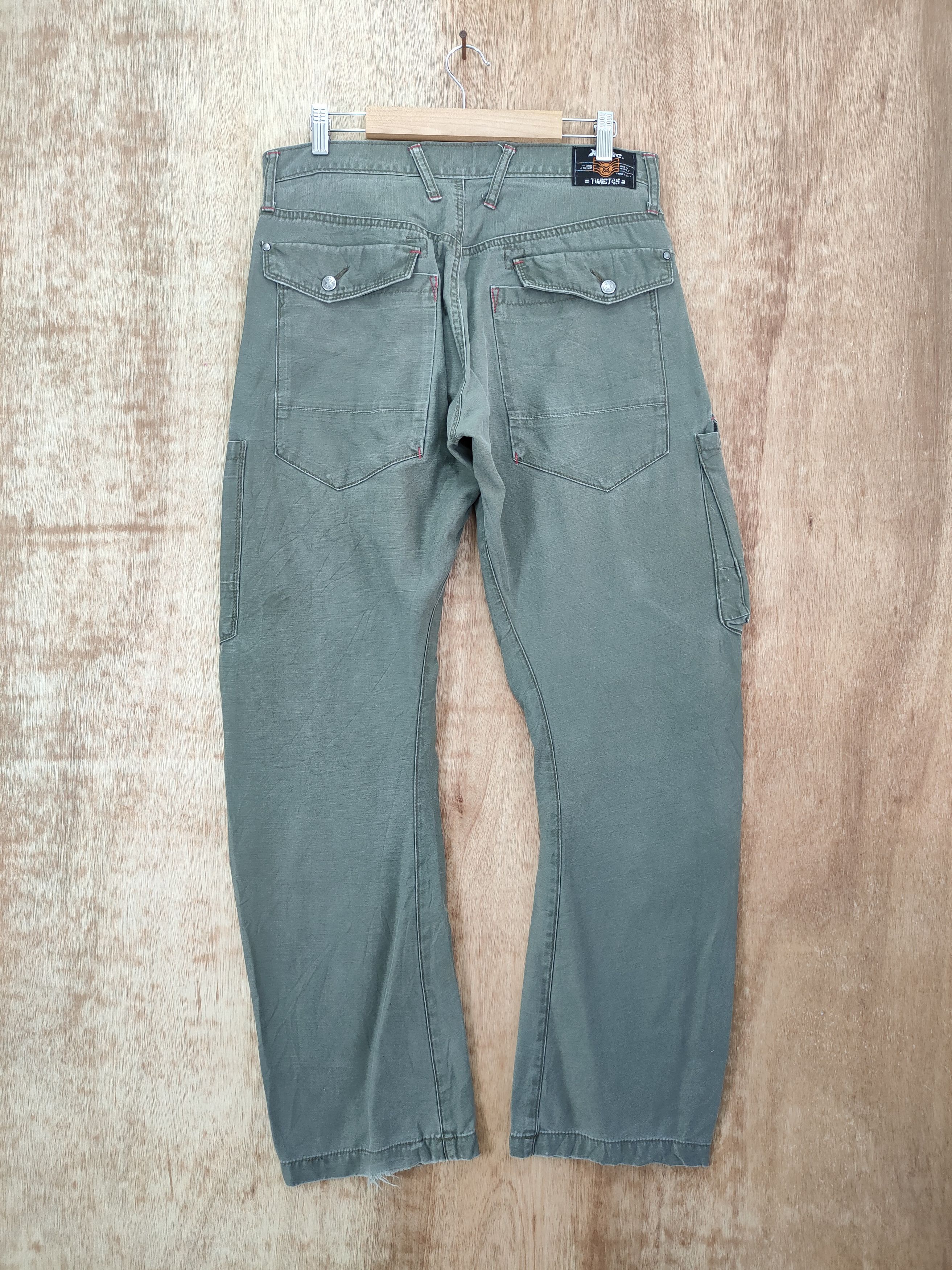 Japanese Brand DLL Twist Xebec japan utility cargo pants #46-292A Size US 32 / EU 48 - 8 Thumbnail