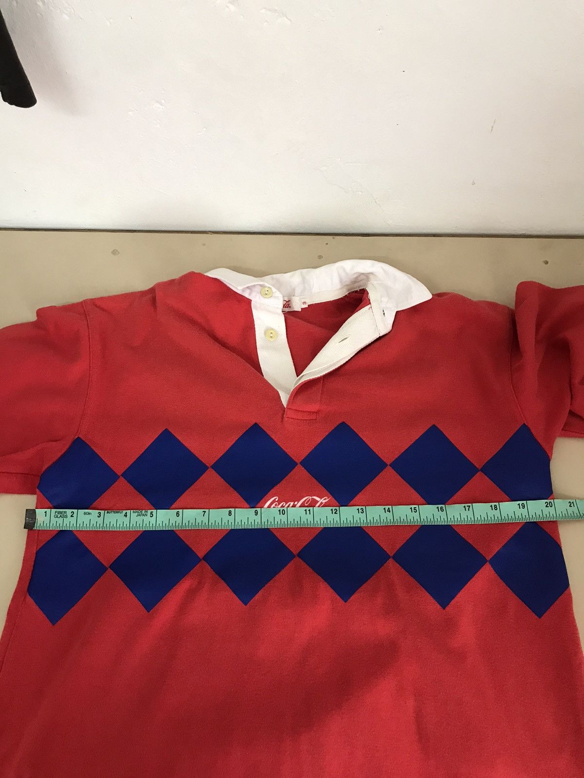 Coca Cola Vintage 90s Coca Cola Rugby Longsleeve Shirt Size US L / EU 52-54 / 3 - 8 Thumbnail