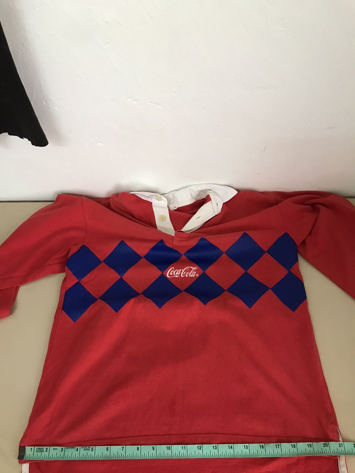 Coca Cola Vintage 90s Coca Cola Rugby Longsleeve Shirt Size US L / EU 52-54 / 3 - 7 Thumbnail