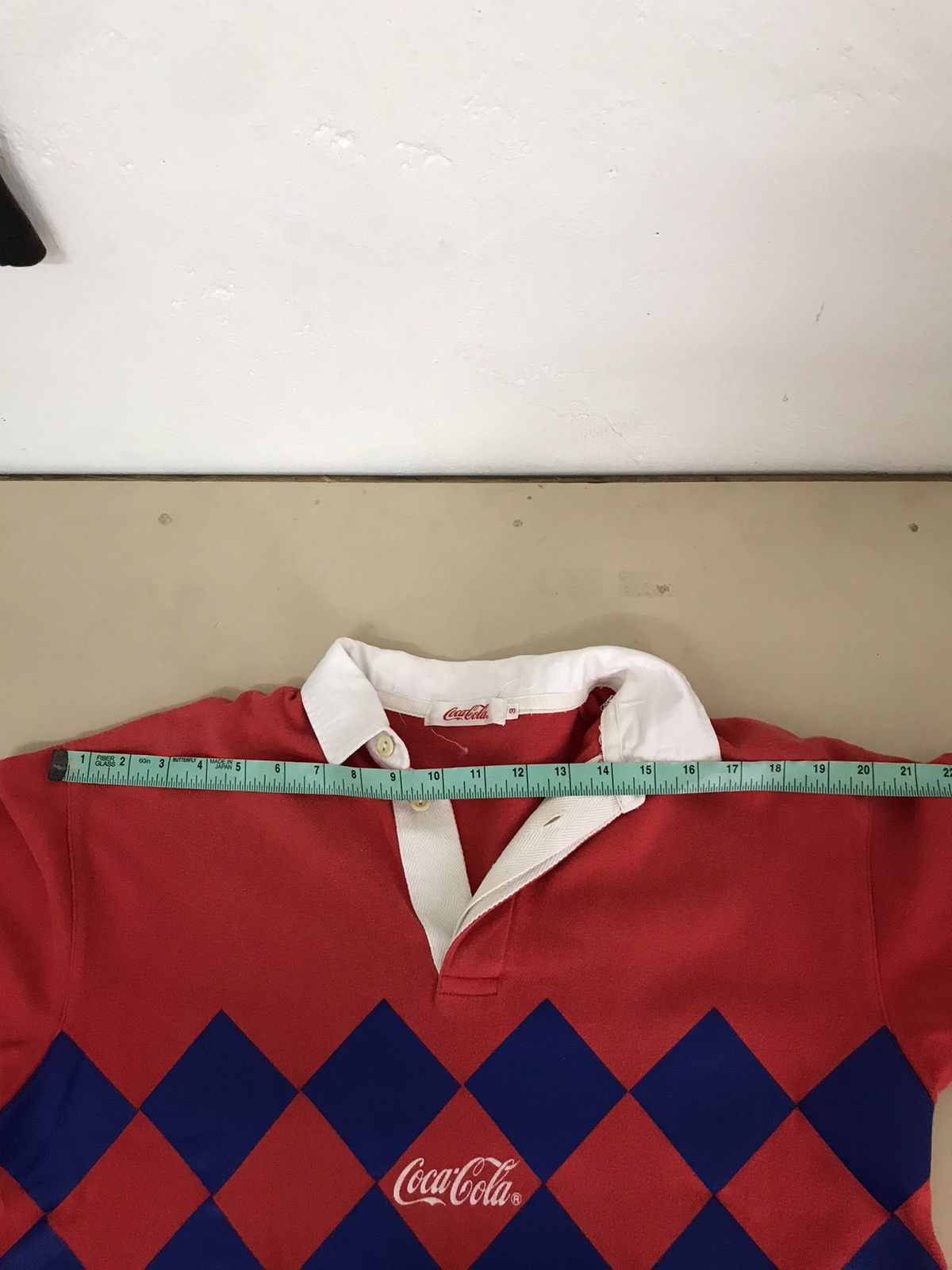 Coca Cola Vintage 90s Coca Cola Rugby Longsleeve Shirt Size US L / EU 52-54 / 3 - 10 Thumbnail