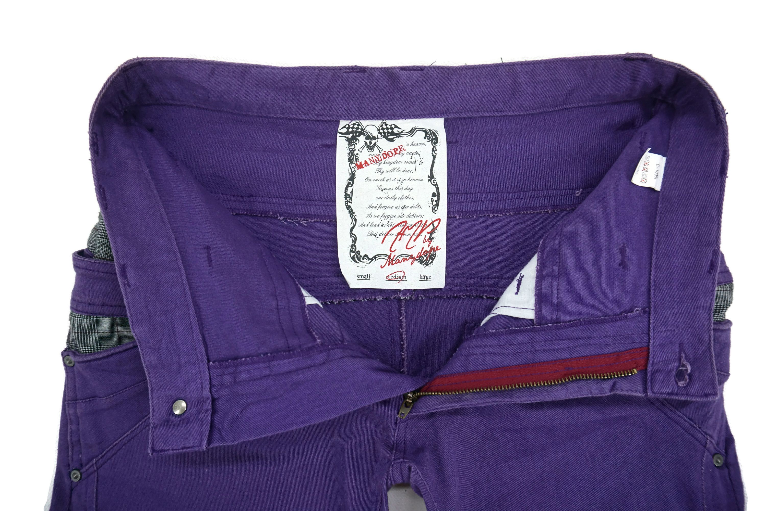 Japanese Brand Manydope Slim Fit Double Waist Punk Bondage Goth Pants Size US 32 / EU 48 - 6 Thumbnail