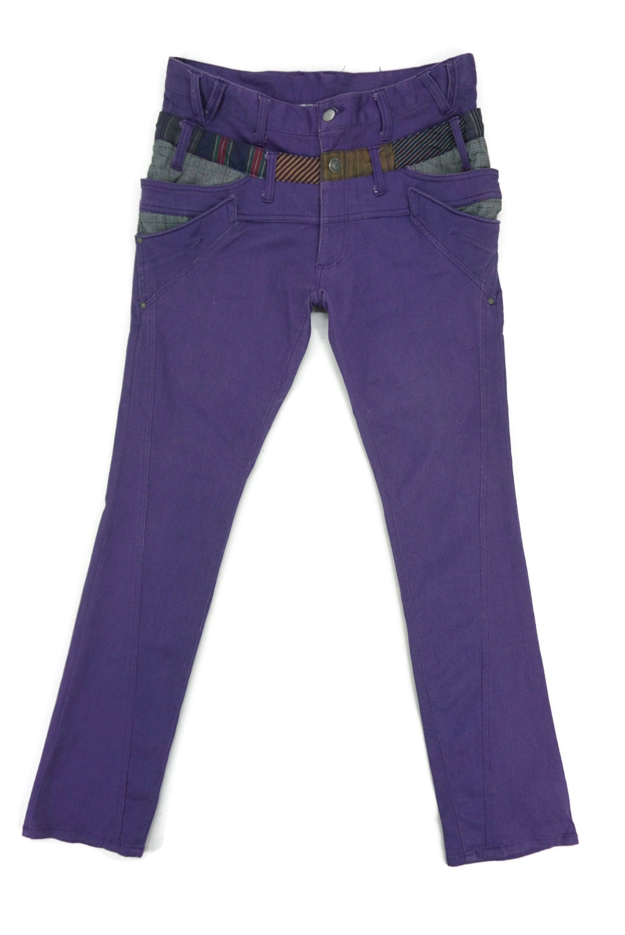 Japanese Brand Manydope Slim Fit Double Waist Punk Bondage Goth Pants Size US 32 / EU 48 - 1 Thumbnail