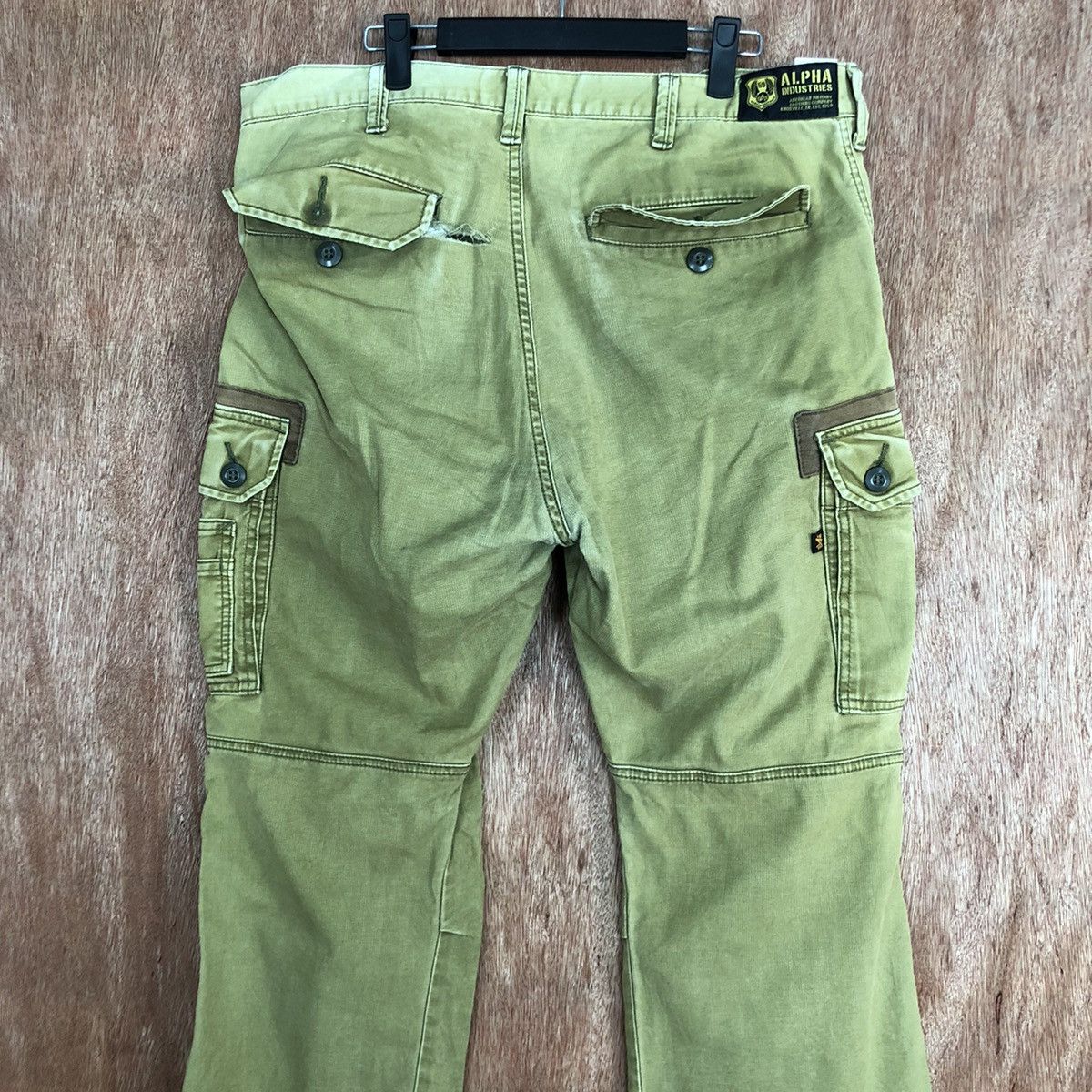 Alpha Industries DL Alpha Industries faded Multipocket Cargo Pants #c613 Size US 35 - 11 Thumbnail