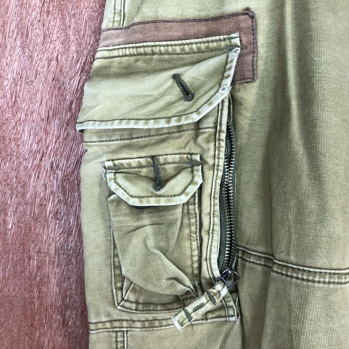 Alpha Industries DL Alpha Industries faded Multipocket Cargo Pants #c613 Size US 35 - 7 Thumbnail