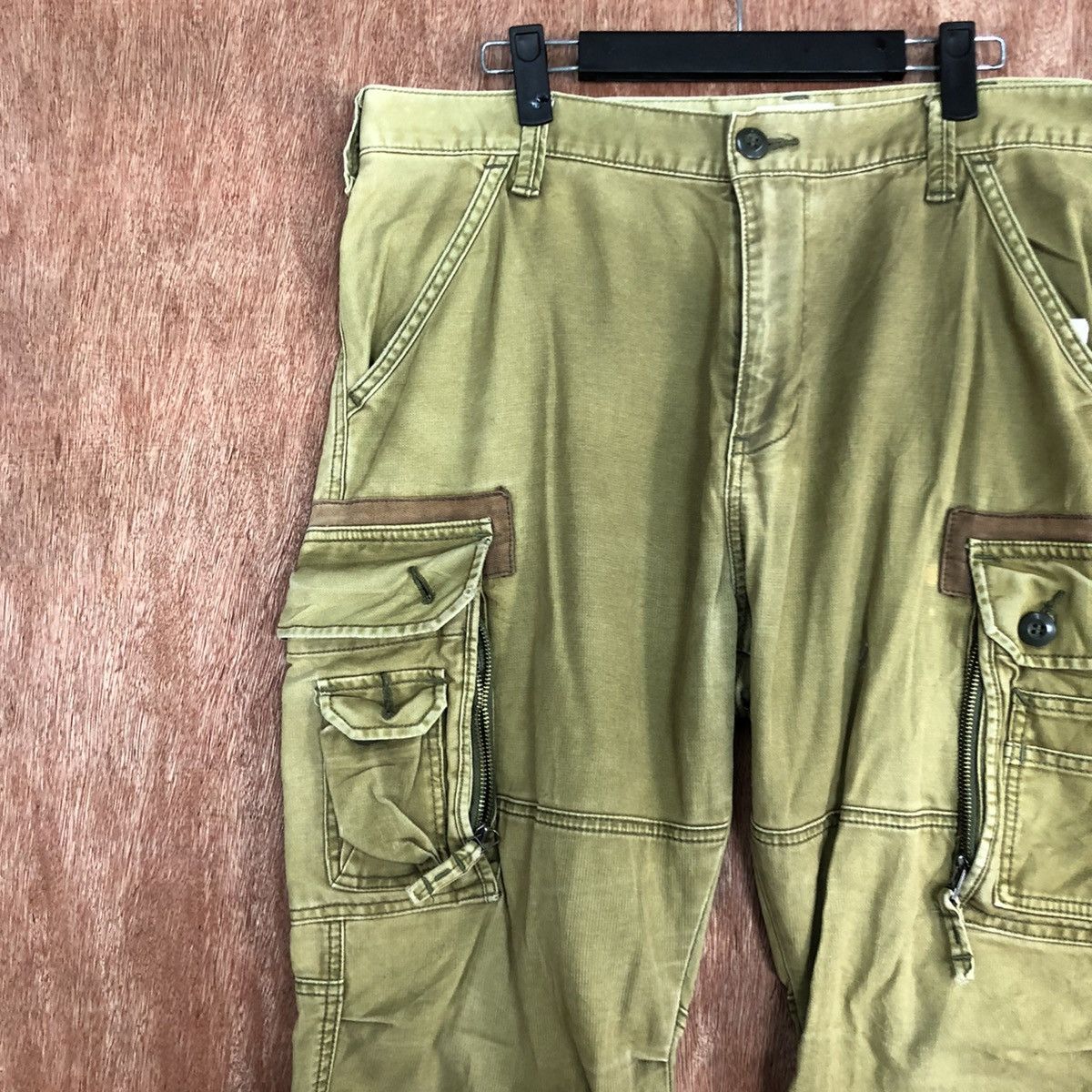 Alpha Industries DL Alpha Industries faded Multipocket Cargo Pants #c613 Size US 35 - 6 Thumbnail