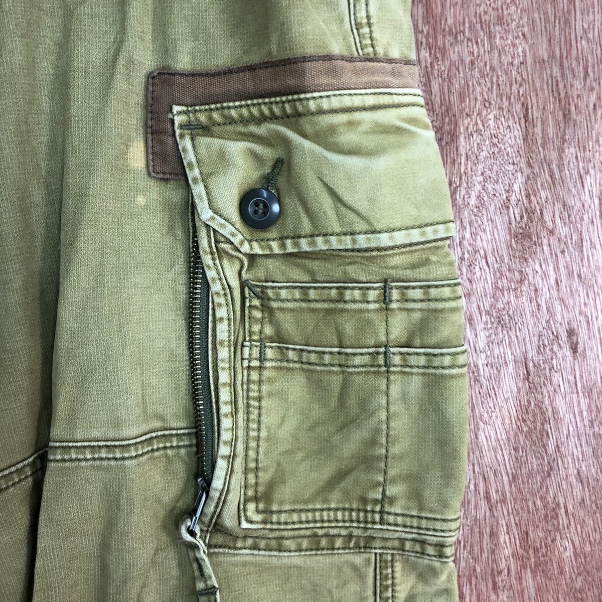 Alpha Industries DL Alpha Industries faded Multipocket Cargo Pants #c613 Size US 35 - 8 Thumbnail