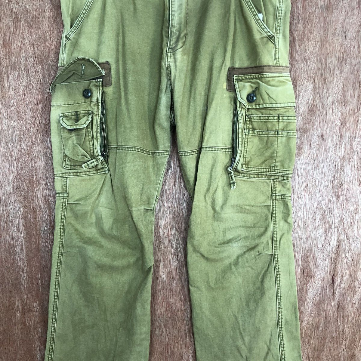 Alpha Industries DL Alpha Industries faded Multipocket Cargo Pants #c613 Size US 35 - 4 Thumbnail