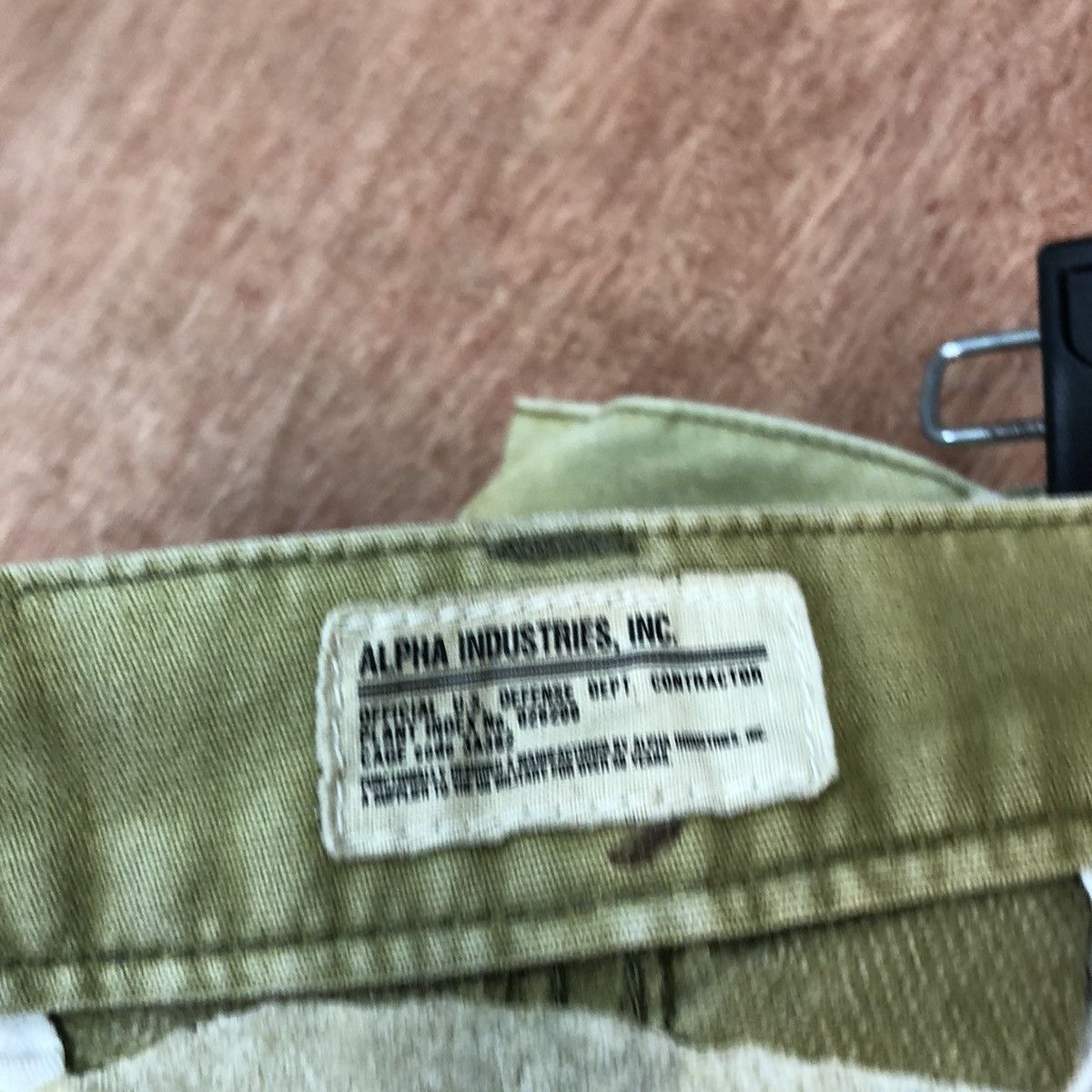 Alpha Industries DL Alpha Industries faded Multipocket Cargo Pants #c613 Size US 35 - 17 Thumbnail