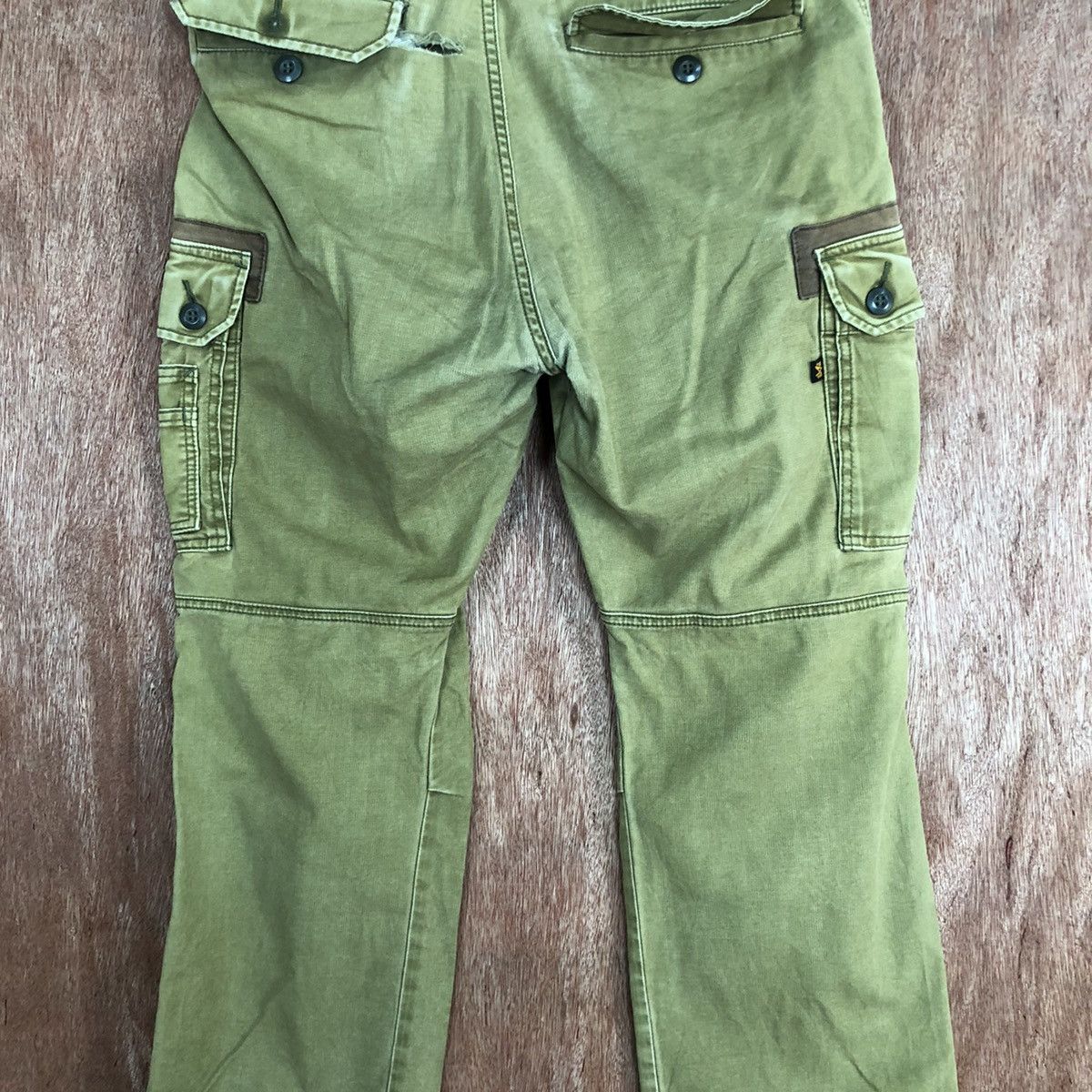 Alpha Industries DL Alpha Industries faded Multipocket Cargo Pants #c613 Size US 35 - 13 Thumbnail
