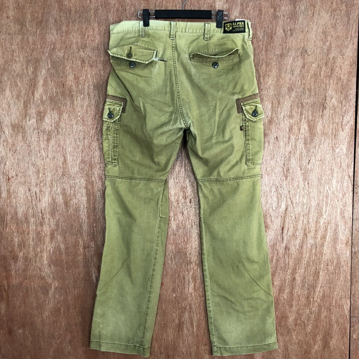 Alpha Industries DL Alpha Industries faded Multipocket Cargo Pants #c613 Size US 35 - 10 Thumbnail
