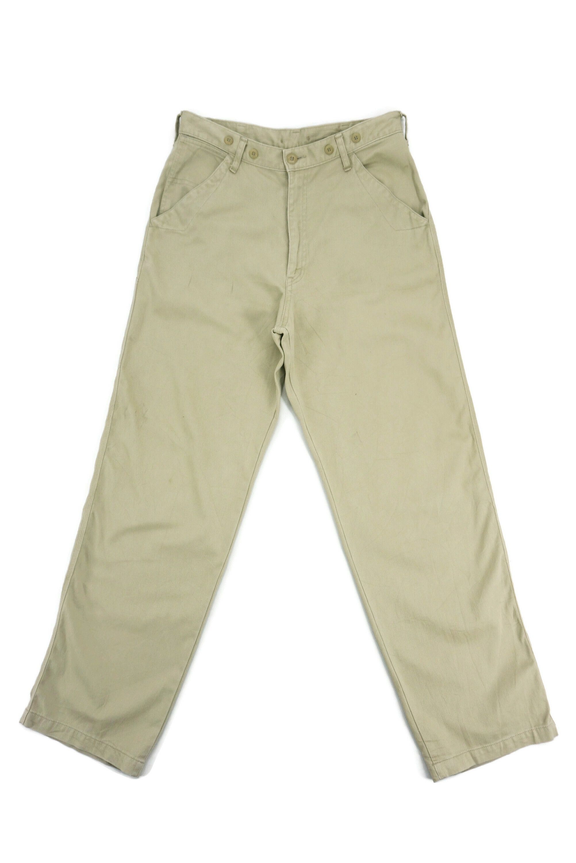 image of Military x Rodeo Army Tactical Pants Army Officer's Trousers Carpenter in Beige, Men's (Size 32)