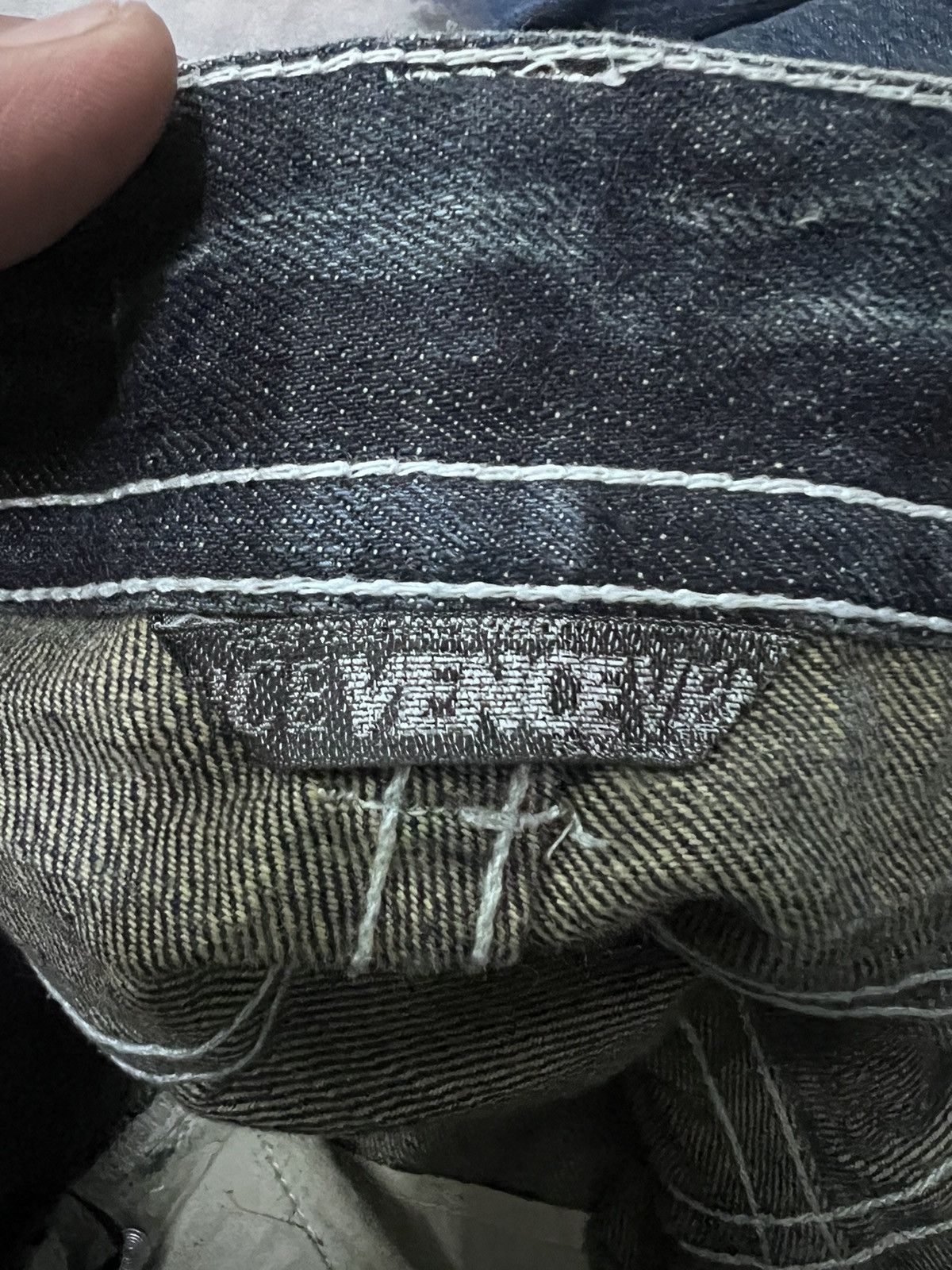 Vintage FLARED💥VENCE JEANS DISTRESSED DENIM PANT Size US 30 / EU 46 - 8 Thumbnail