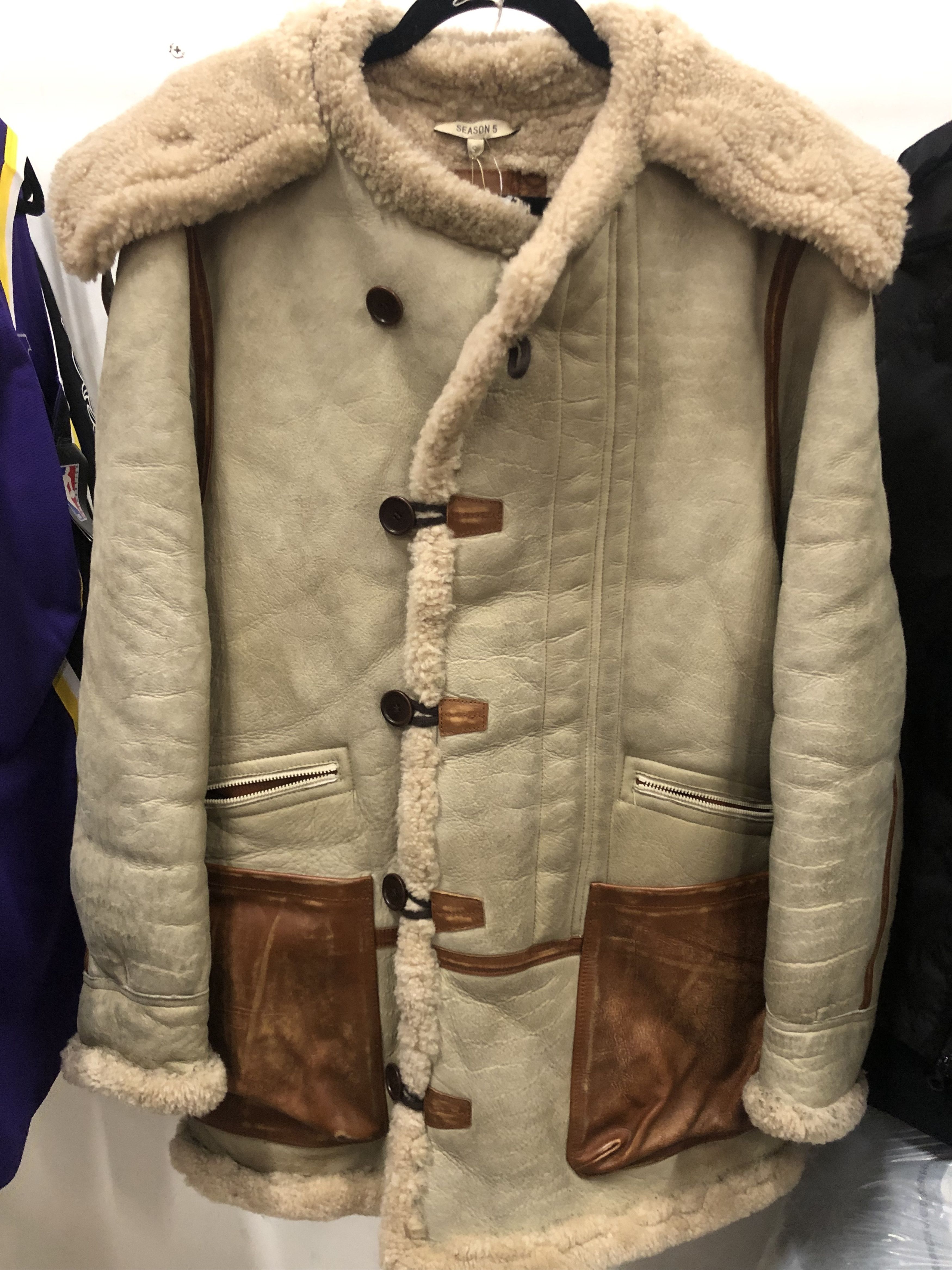 Yeezy Shearling Leather Coat Size US S / EU 44-46 / 1 - 6 Thumbnail
