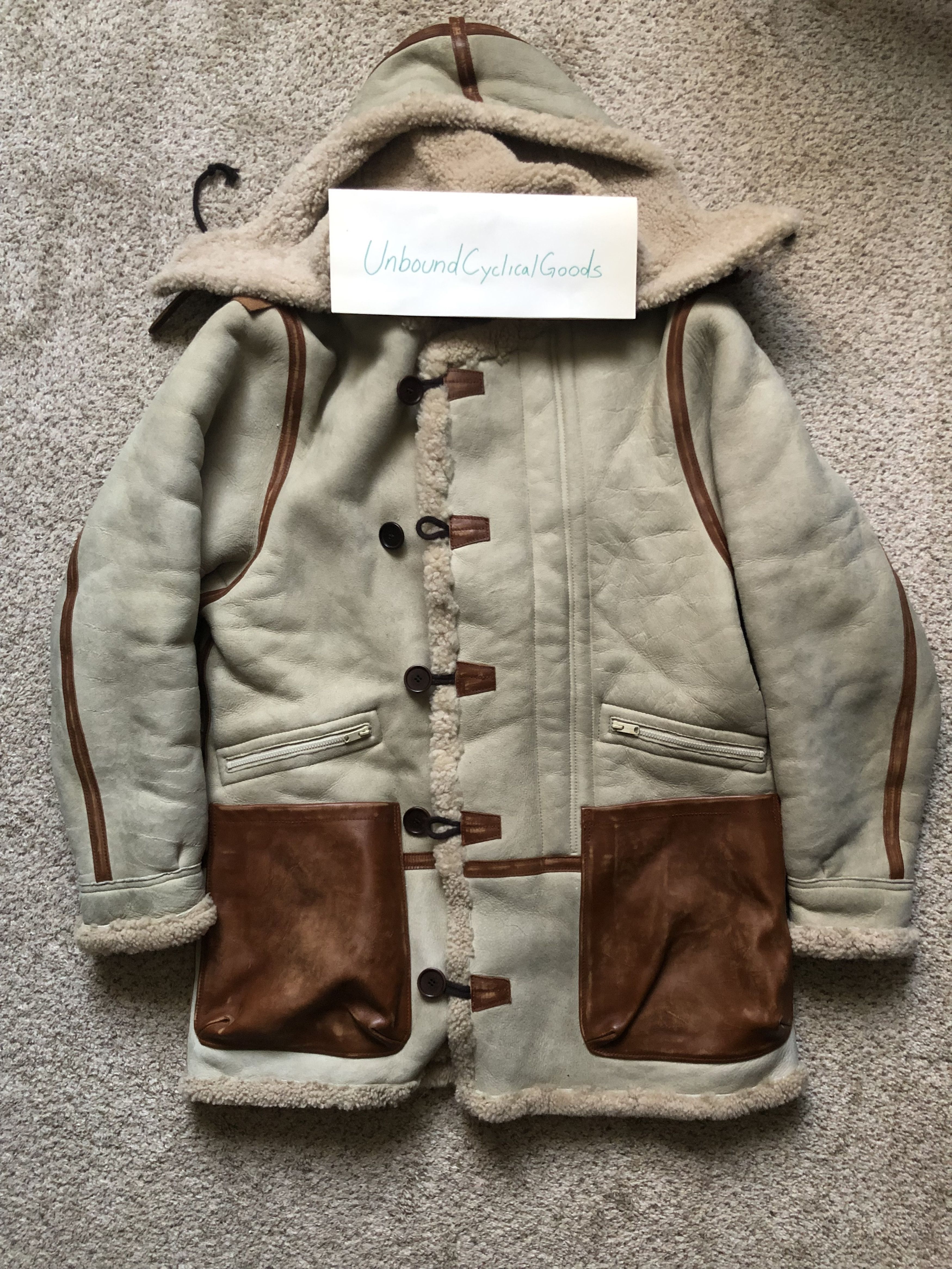 Yeezy Shearling Leather Coat Size US S / EU 44-46 / 1 - 1 Thumbnail