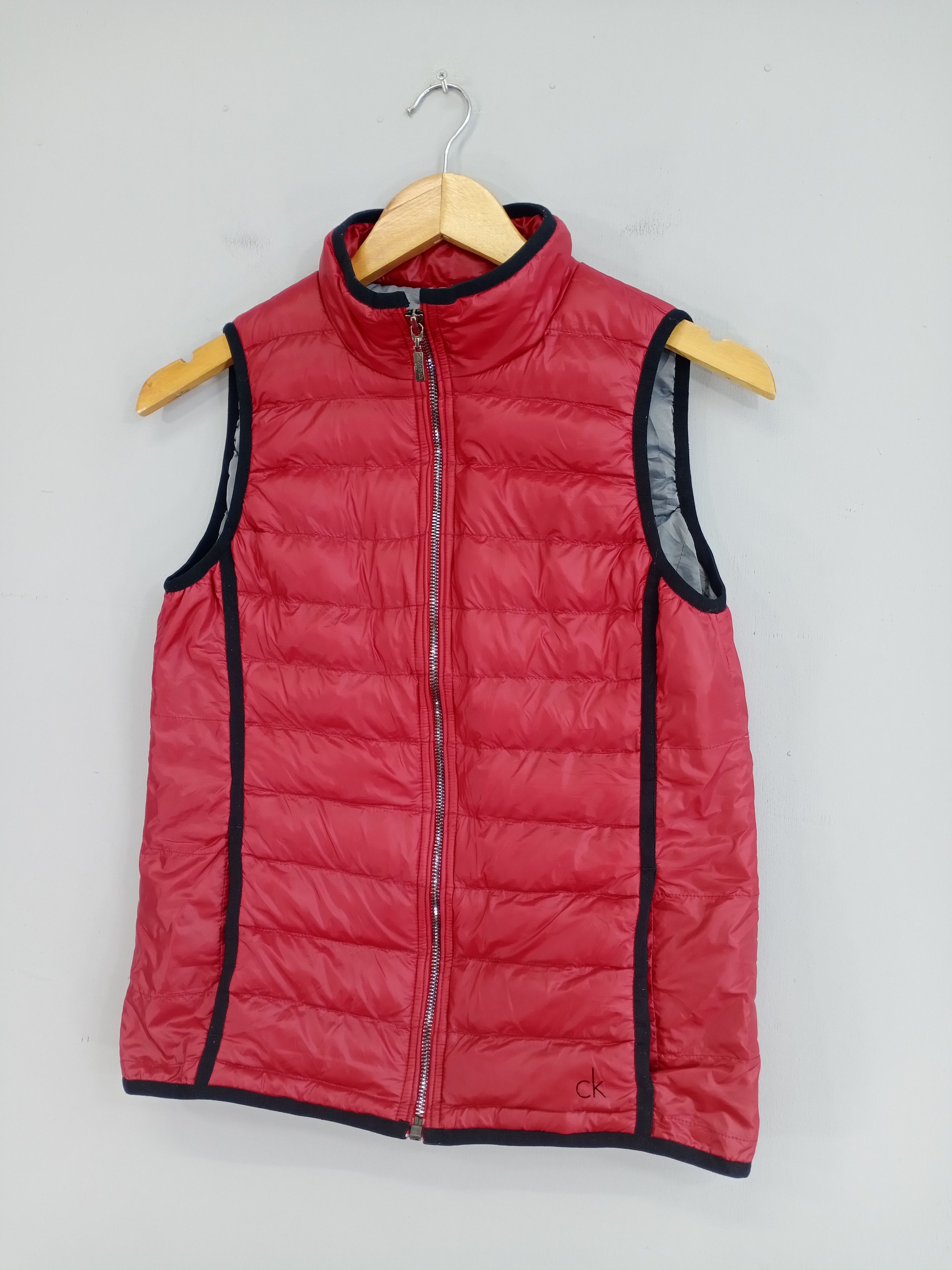 Calvin Klein × Designer 💥RARE💥Calvin Klein Light Puffer Vest Jacket Size M / US 6-8 / IT 42-44 - 3 Thumbnail